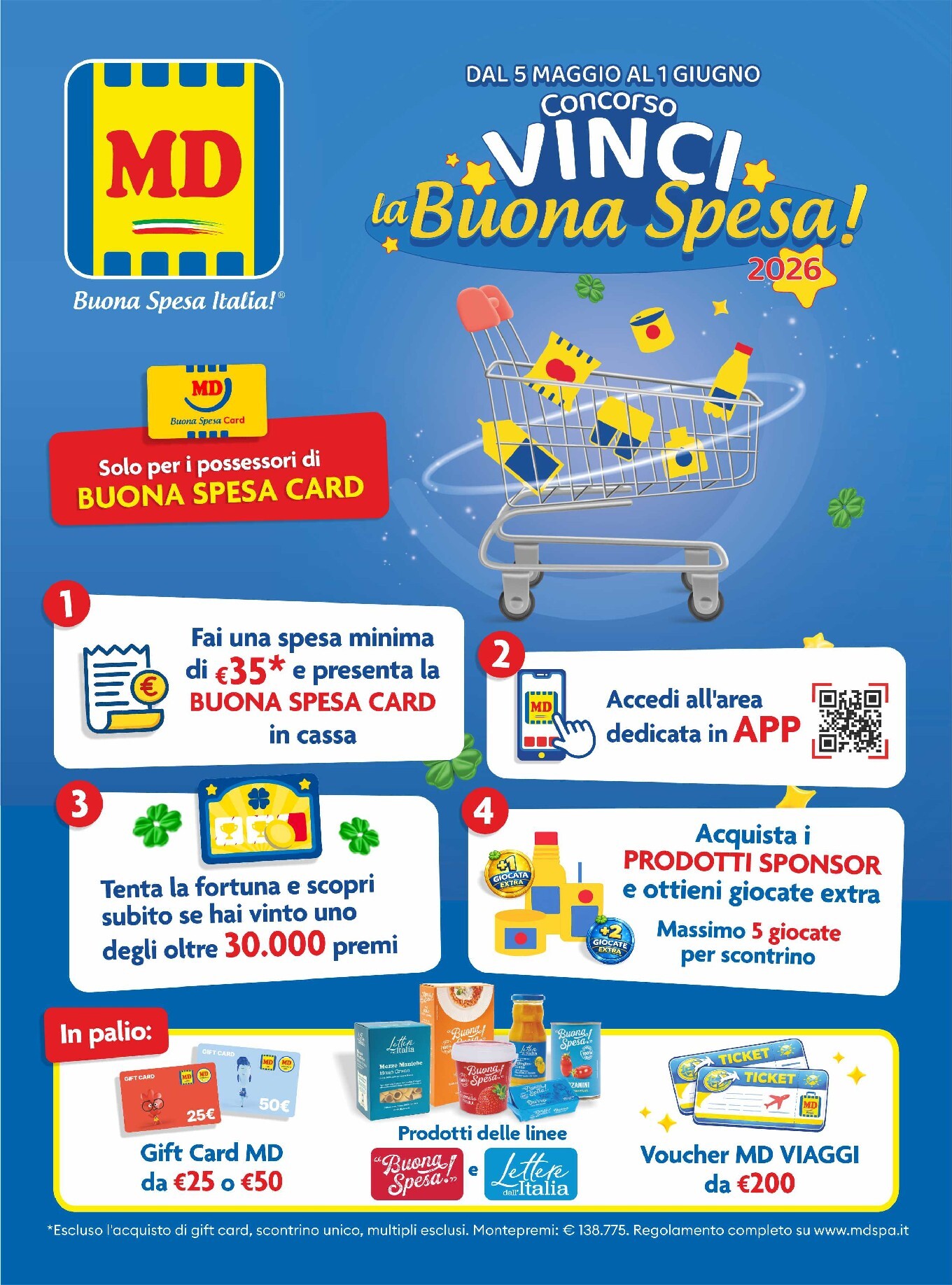 Volantino futuro MD valido dal martedì 05/05/2026 al domenica 17/05/2026