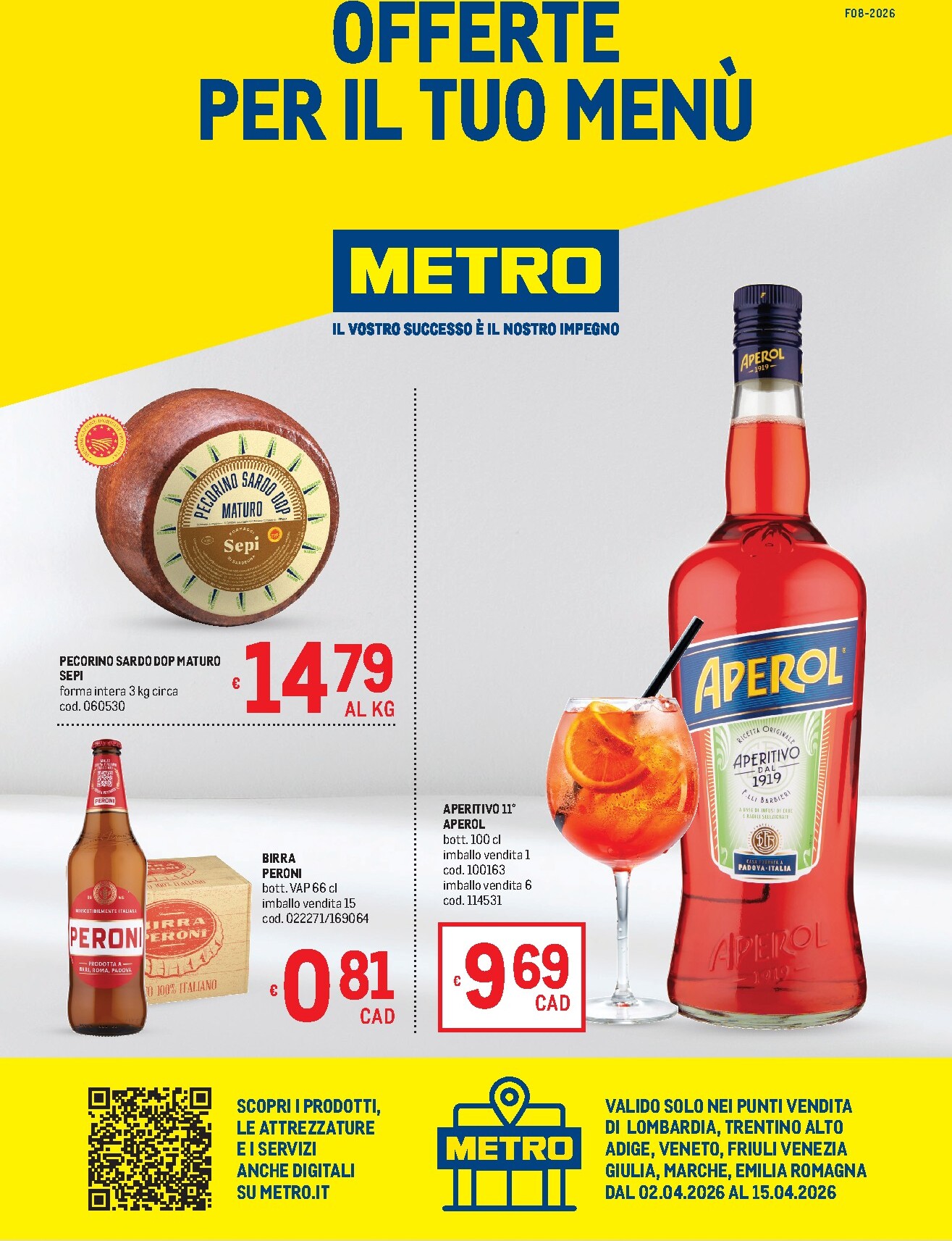 Volantino Metro valido dal 02/04/2026 al 15/04/2026