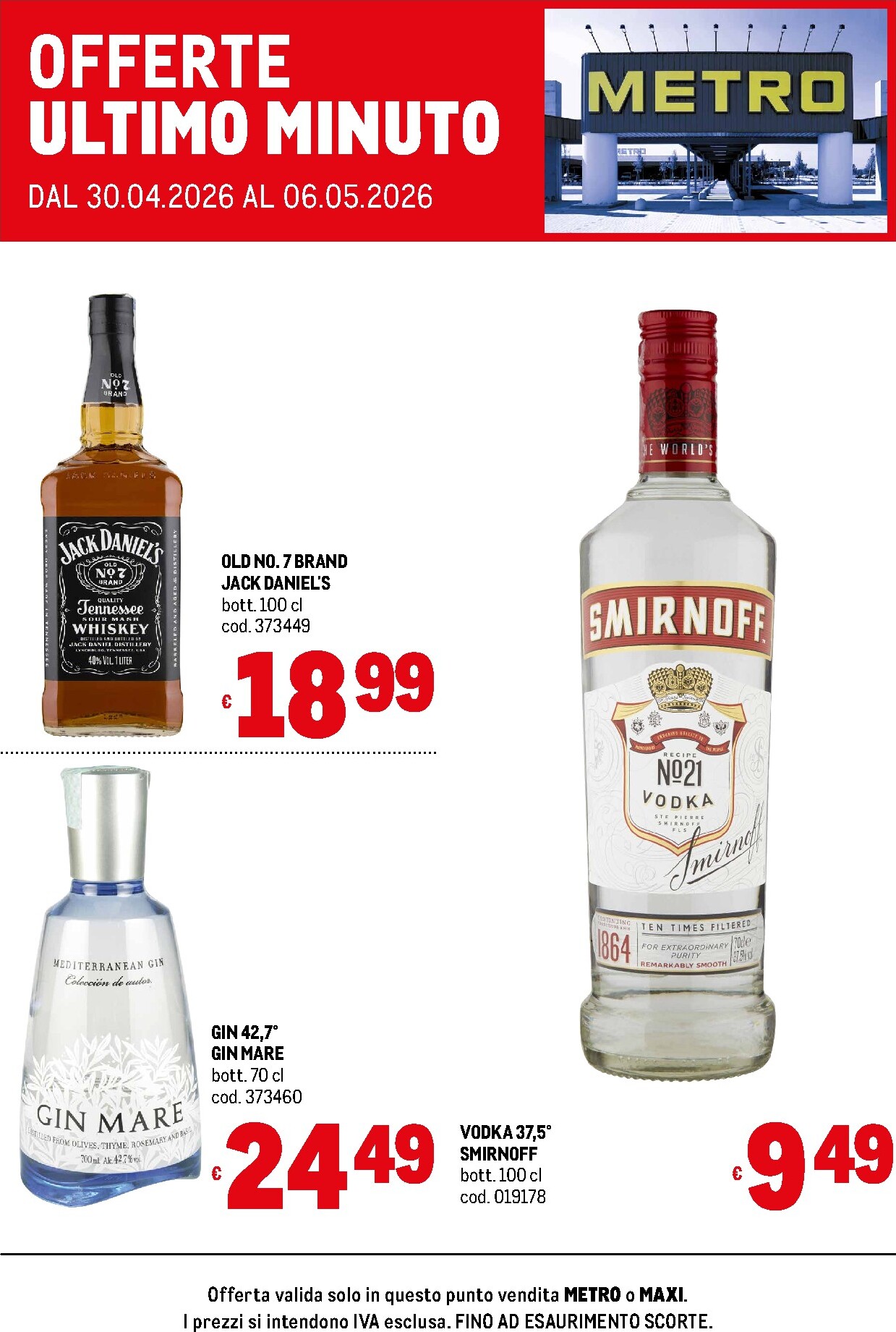 Volantino futuro Metro - Offerte ultimo minuto valido dal giovedì 30/04/2026 al mercoledì 06/05/2026