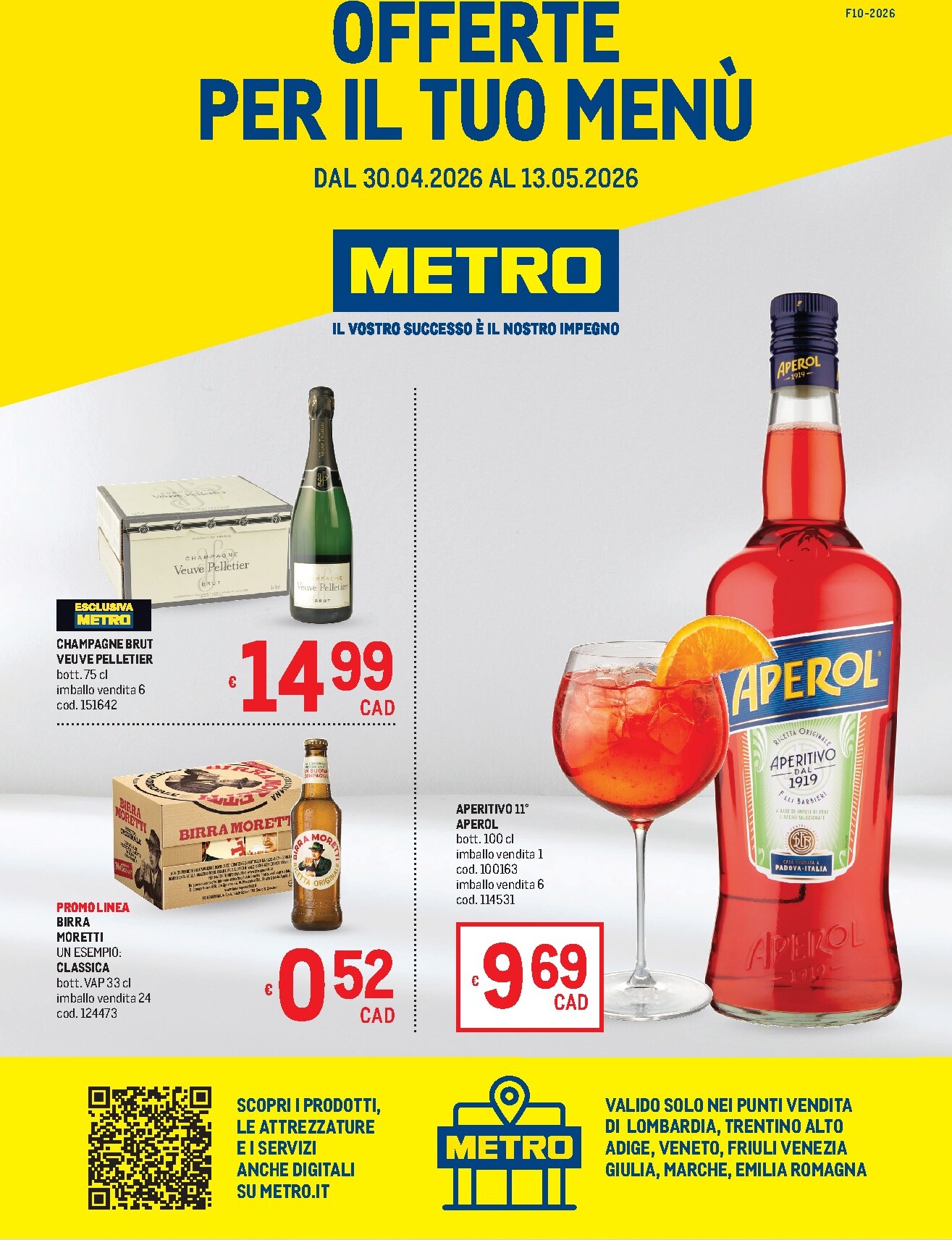 Volantino attuale di Metro valido dal giovedì 30/04/2026 al mercoledì 13/05/2026