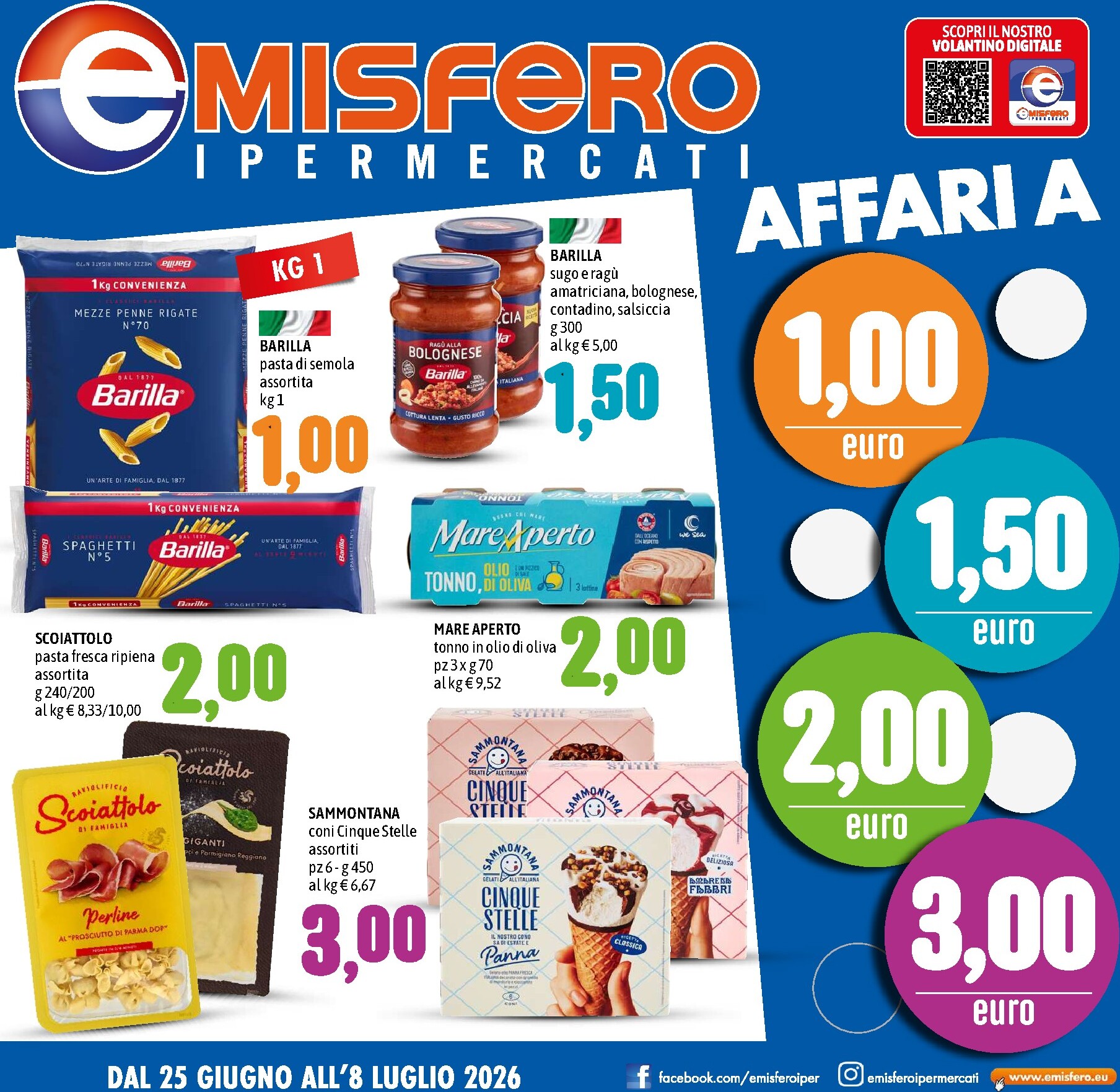 Volantino attuale di Emisfero valido dal giovedì 25/06/2026 al mercoledì 08/07/2026