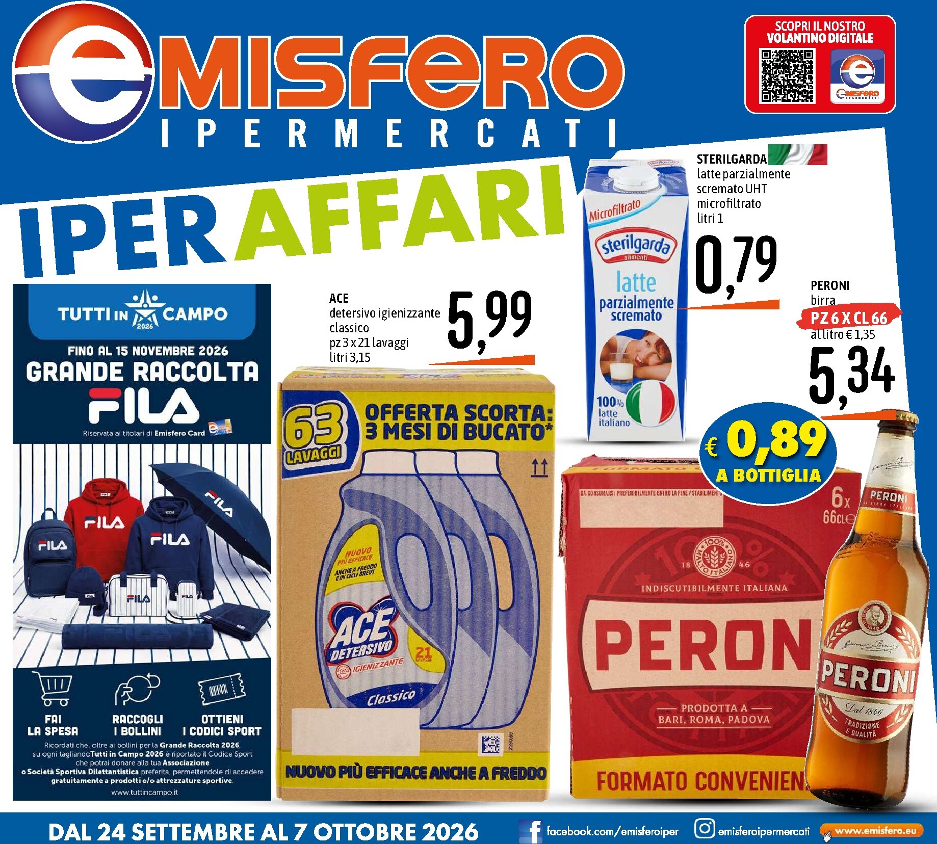 Volantino attuale di Emisfero valido dal giovedì 24/09/2026 al mercoledì 07/10/2026