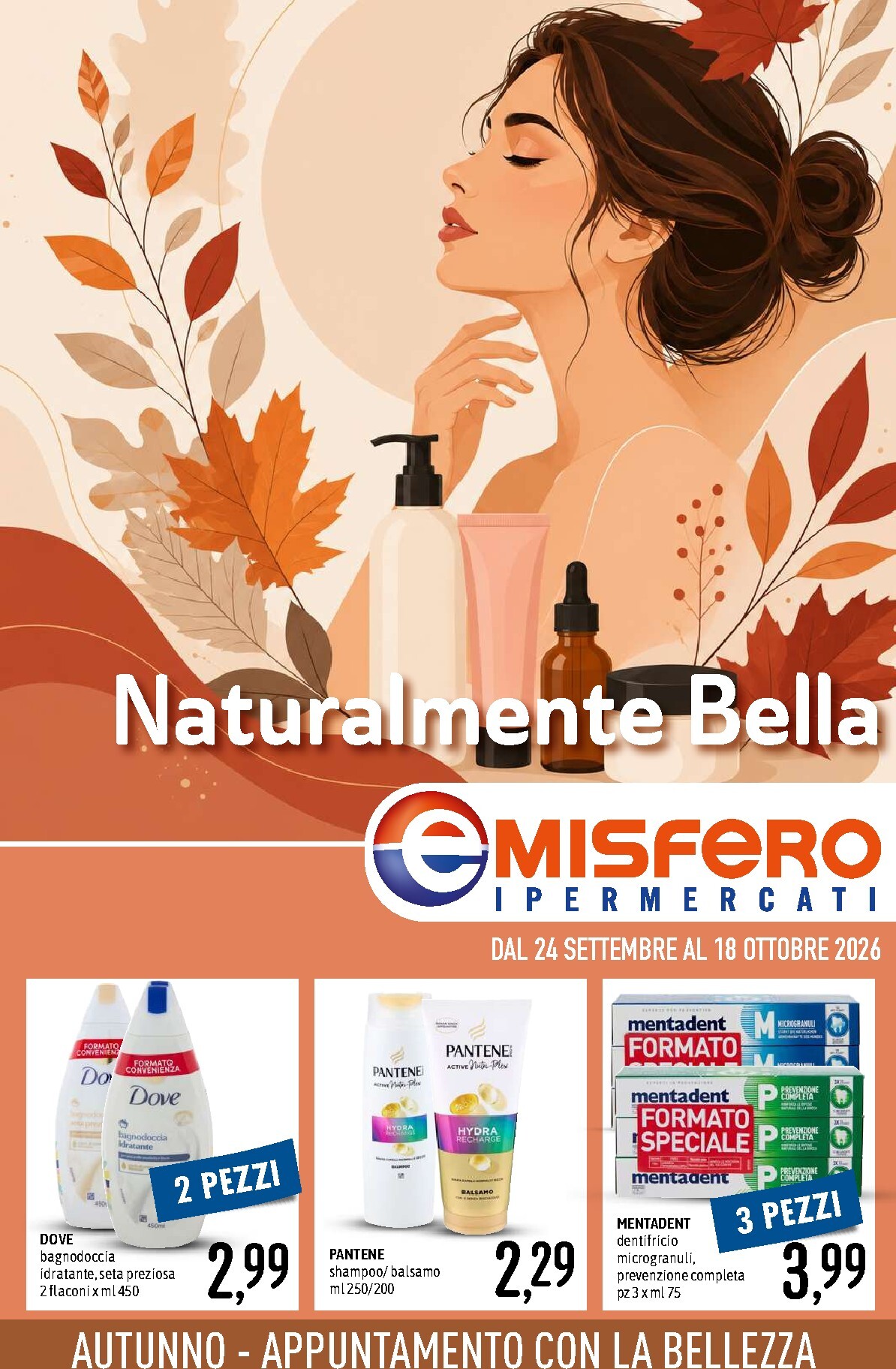 Volantino attuale di Emisfero - Catalogo Bellezza valido dal giovedì 24/09/2026 al domenica 18/10/2026