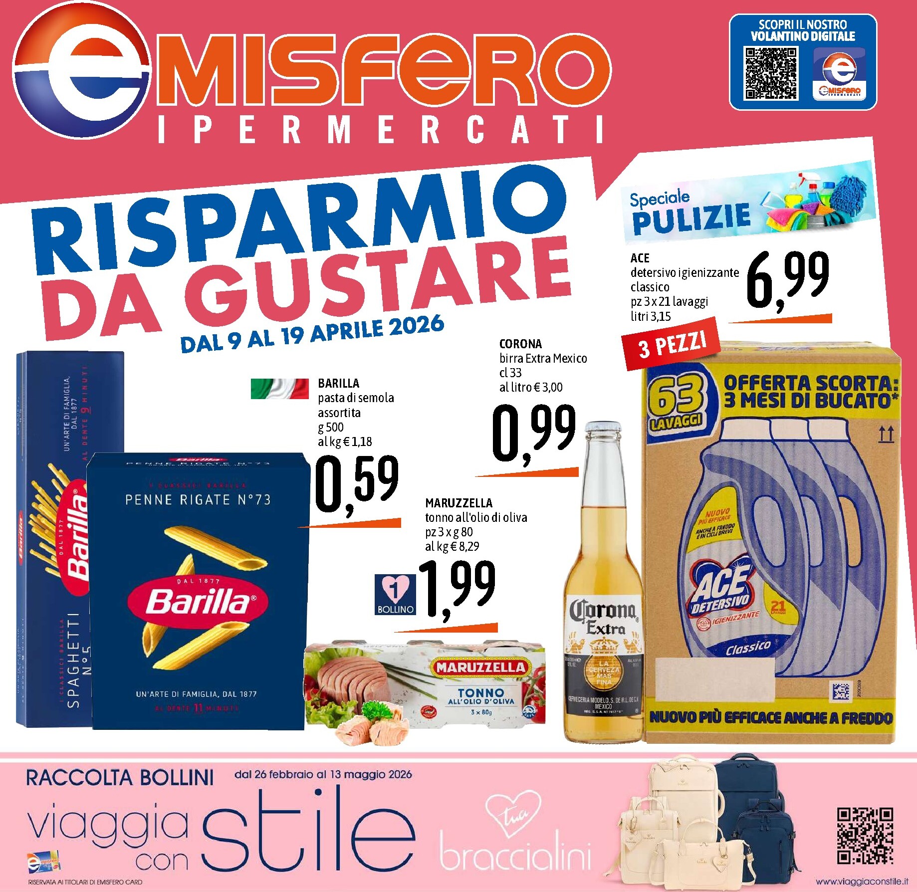 Volantino attuale di Emisfero valido dal giovedì 09/04/2026 al domenica 19/04/2026