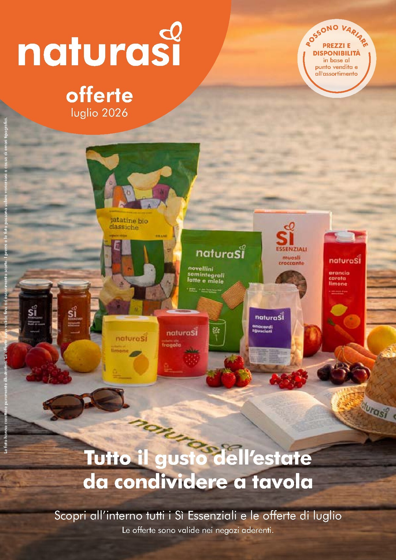 Volantino attuale di NaturaSì valido dal mercoledì 08/07/2026 al martedì 04/08/2026