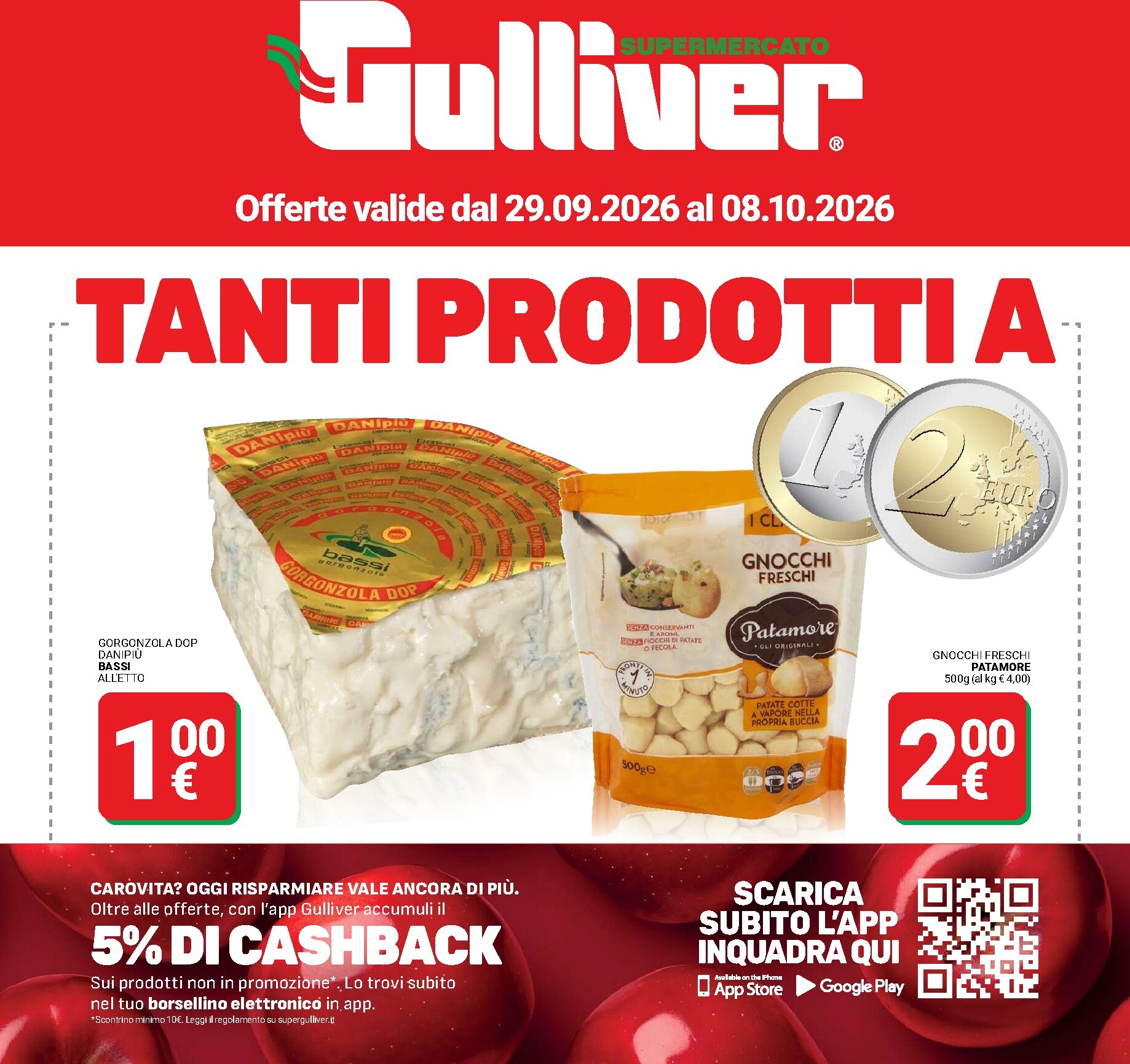 Volantino attuale di Gulliver valido dal martedì 29/09/2026 al giovedì 08/10/2026