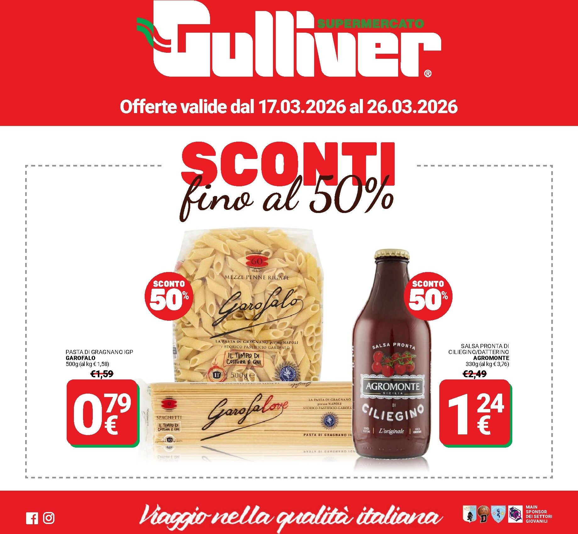 Volantino Gulliver - Sconti fino al 50% valido dal 17/03/2026 al 26/03/2026