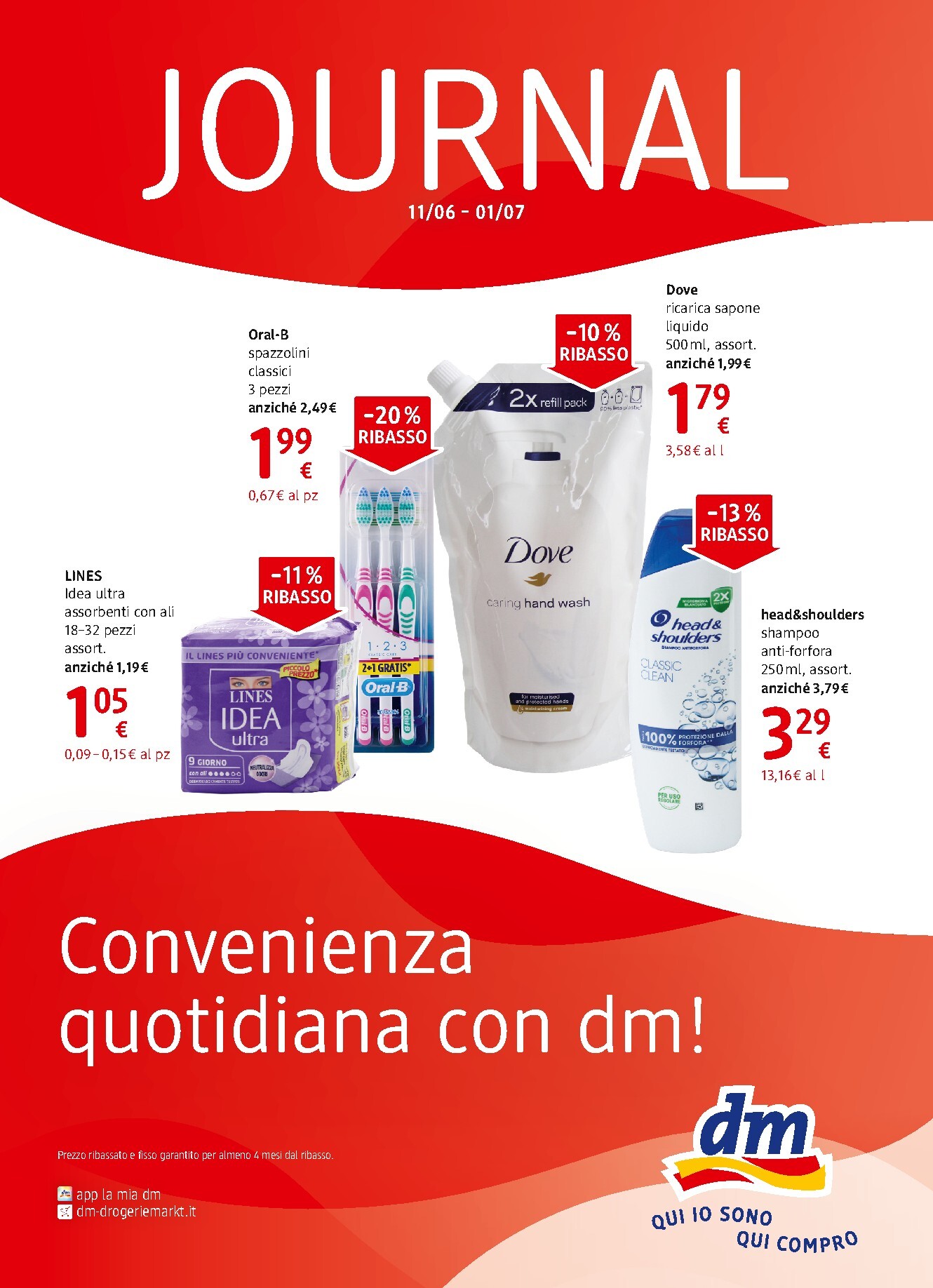 Volantino futuro dm drogerie markt - Journal valido dal giovedì 11/06/2026 al mercoledì 01/07/2026