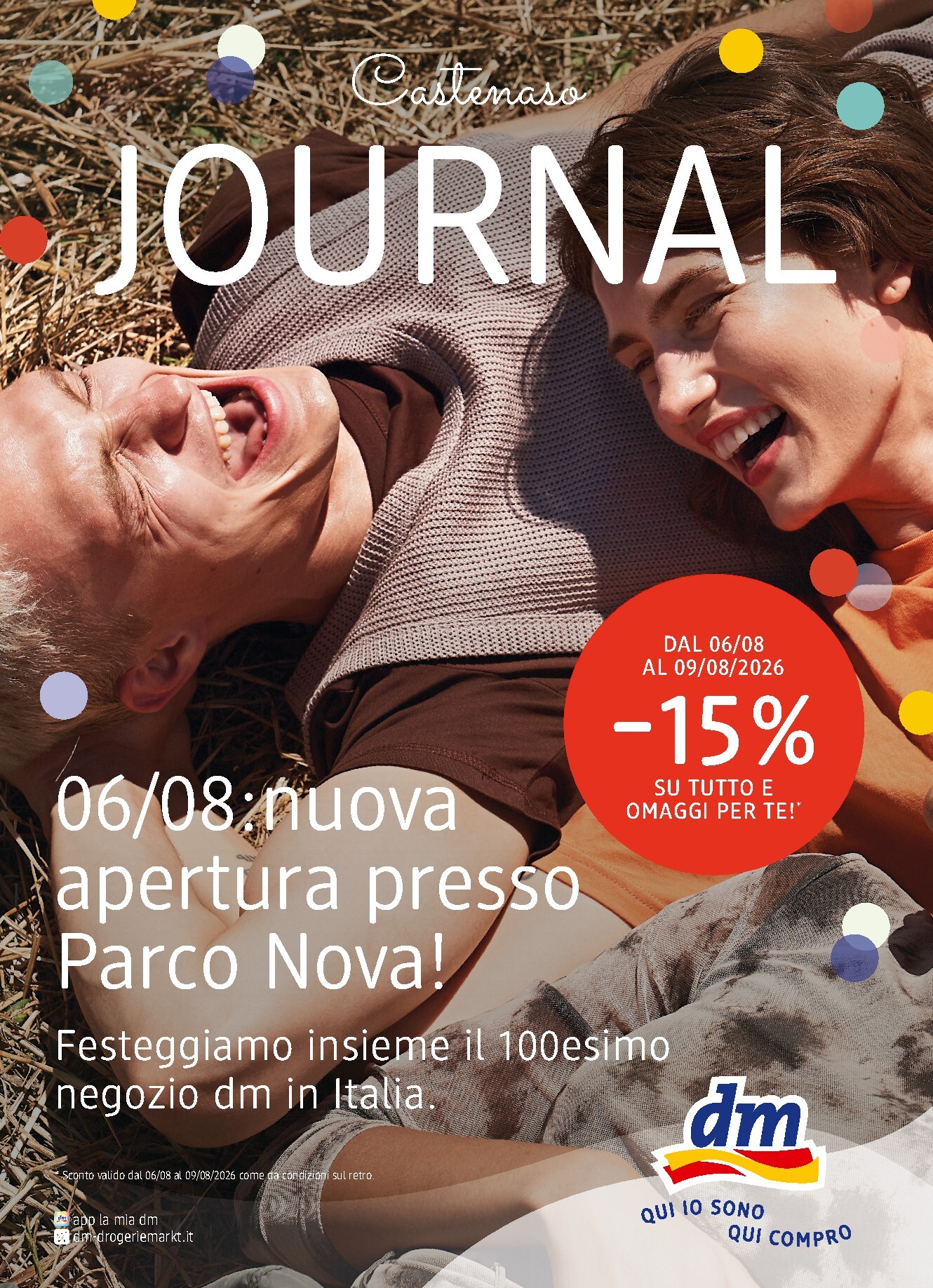 Volantino dm drogerie markt - Journal per la prossima settimana dal giovedì 06/08/2026 al mercoledì 02/09/2026