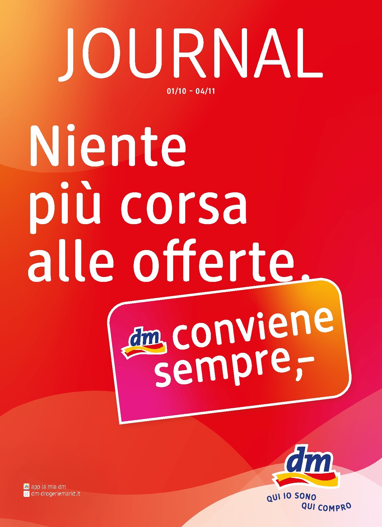 Volantino futuro dm drogerie markt valido dal giovedì 01/10/2026 al mercoledì 04/11/2026