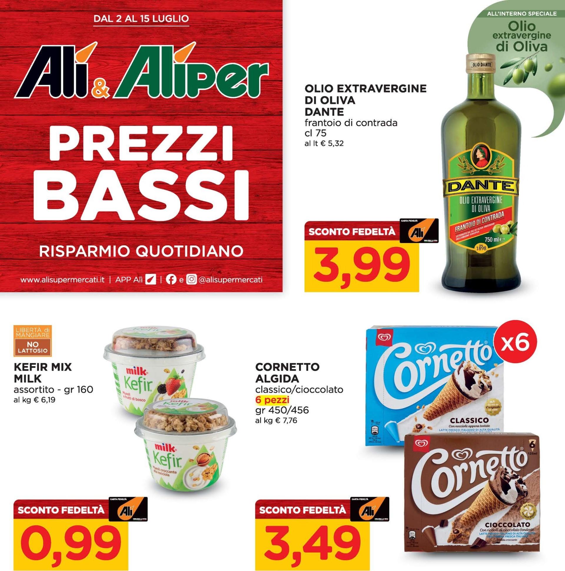 Volantino attuale di Ali - Aliper valido dal giovedì 02/07/2026 al mercoledì 15/07/2026