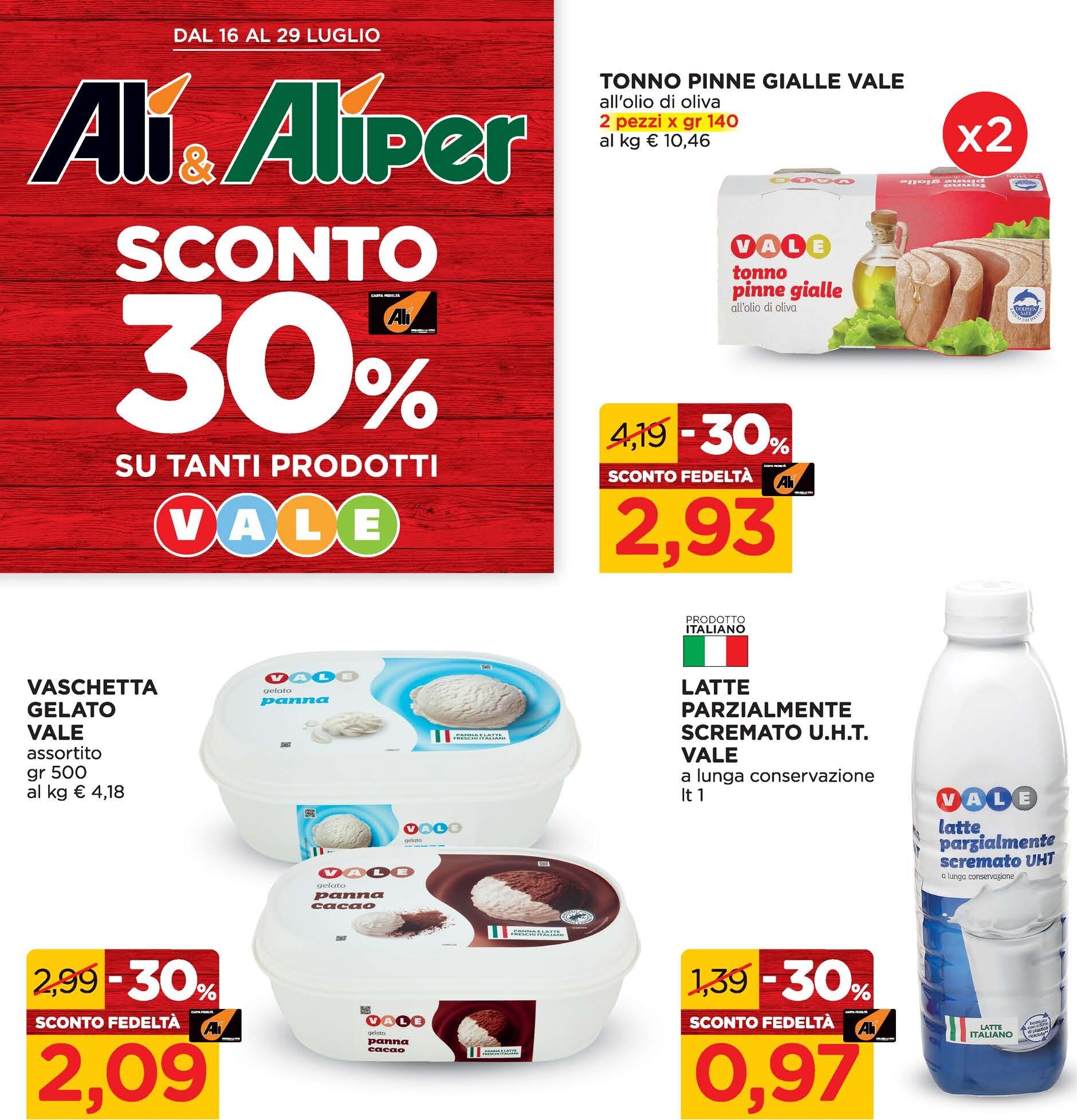 Volantino attuale di Ali - Aliper valido dal giovedì 16/07/2026 al mercoledì 29/07/2026