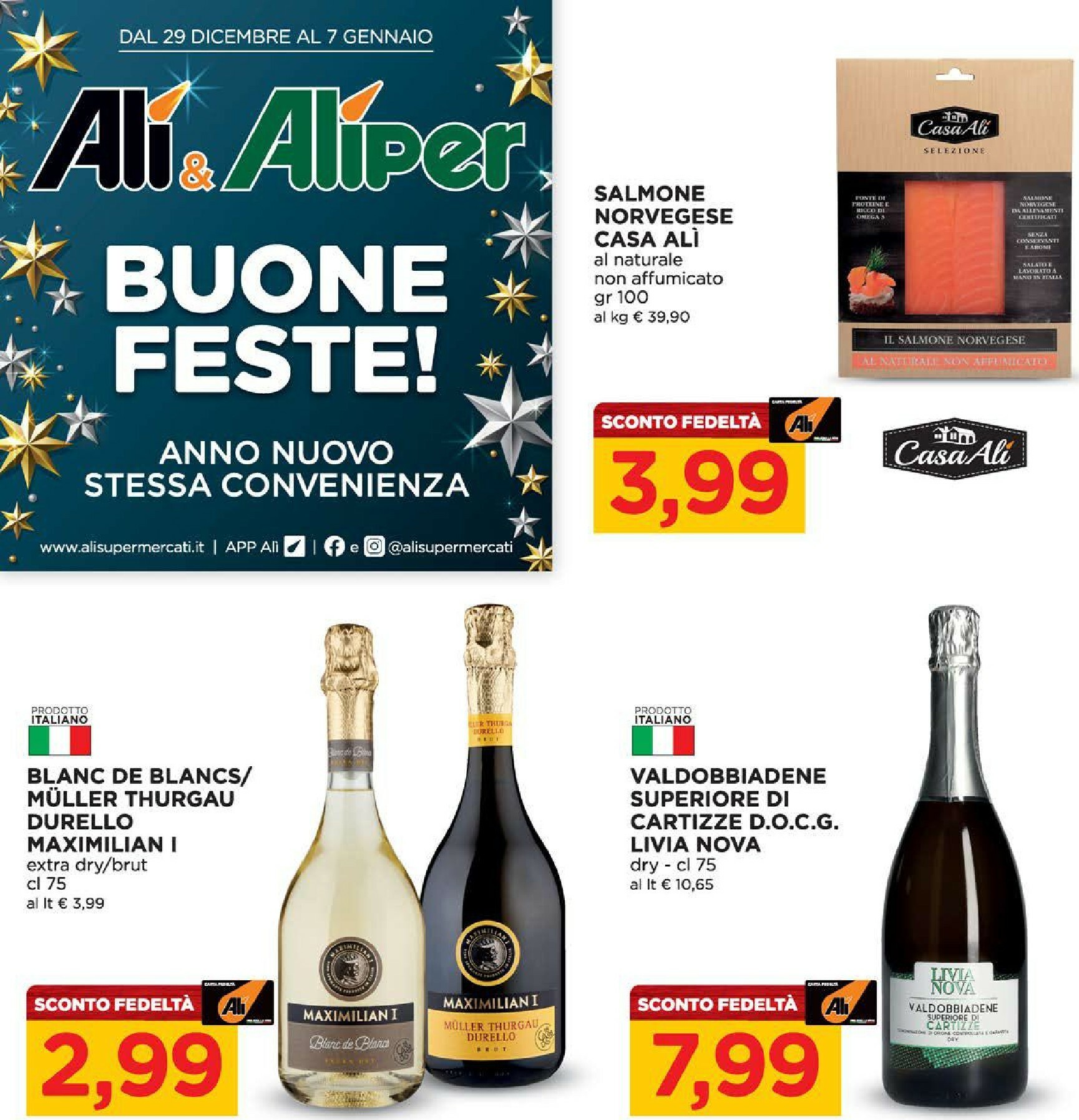 Volantino Ali - Aliper valido dal 29/12 al 07/01