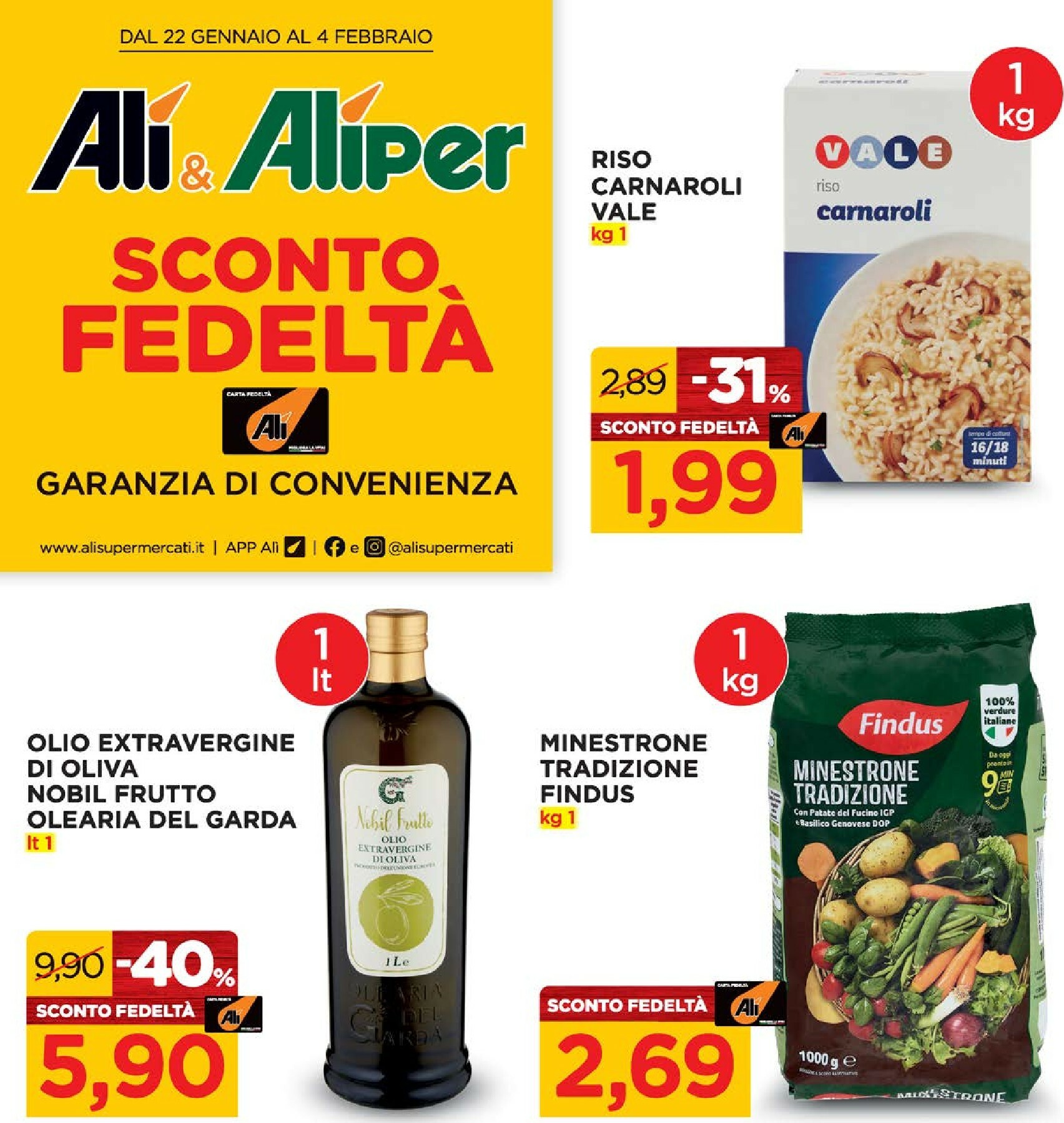 Volantino Ali - Aliper valido dal 22/01 al 04/02