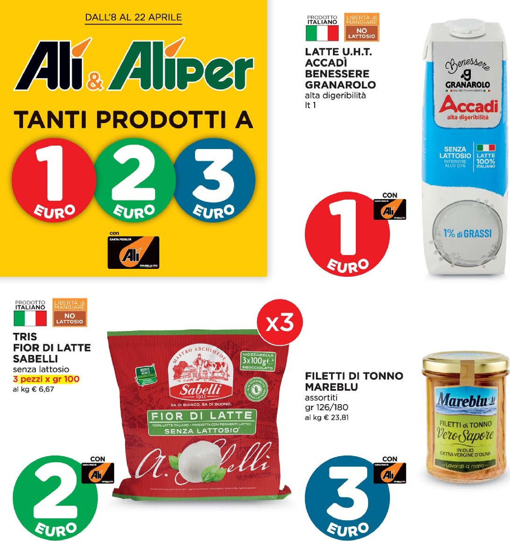 Volantino attuale di Ali - Aliper valido dal mercoledì 08/04/2026 al mercoledì 22/04/2026