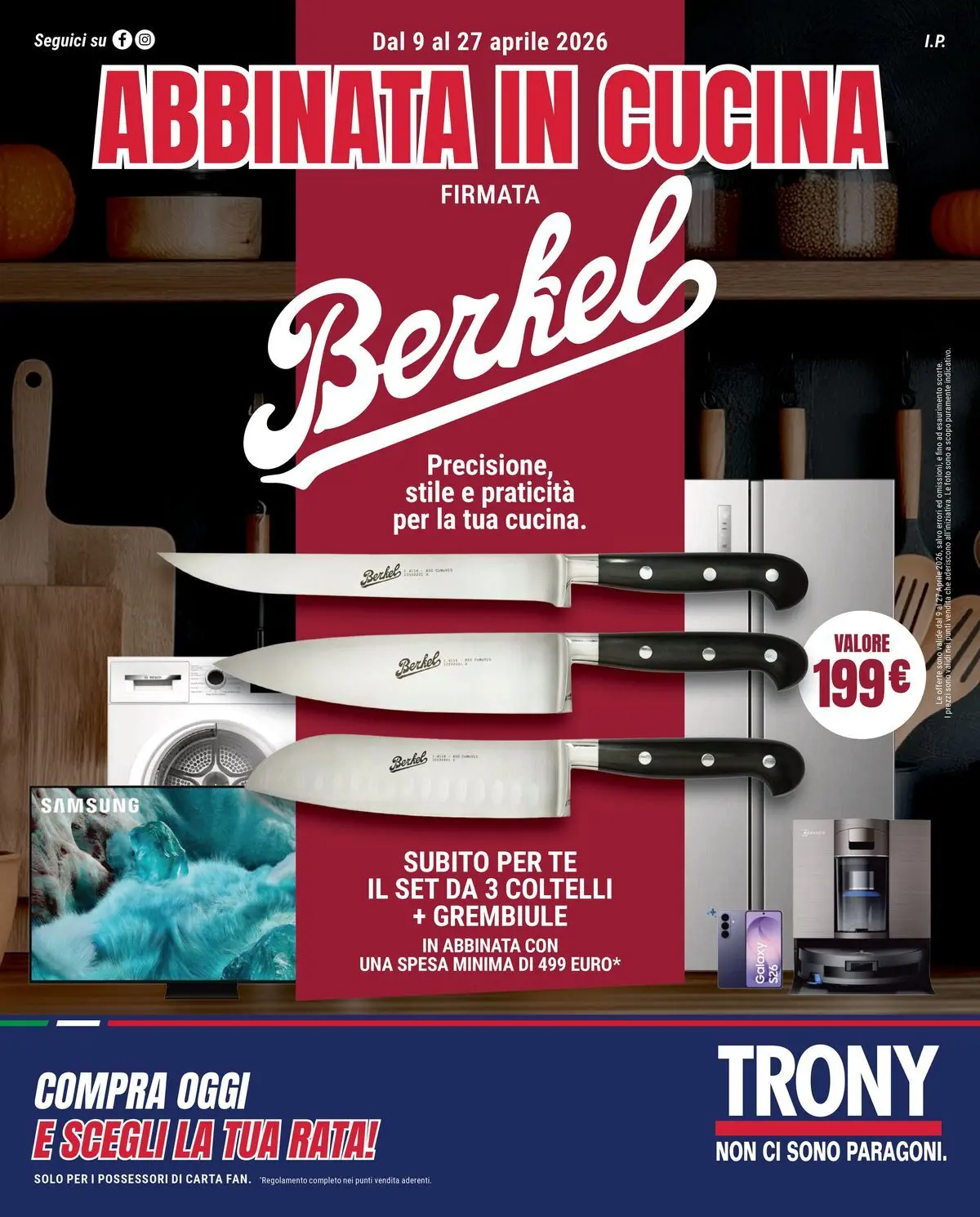 Volantino attuale di Sinergy - Abbinata in cucina da Trony Desenzano del Garda valido dal giovedì 09/04/2026 al lunedì 27/04/2026