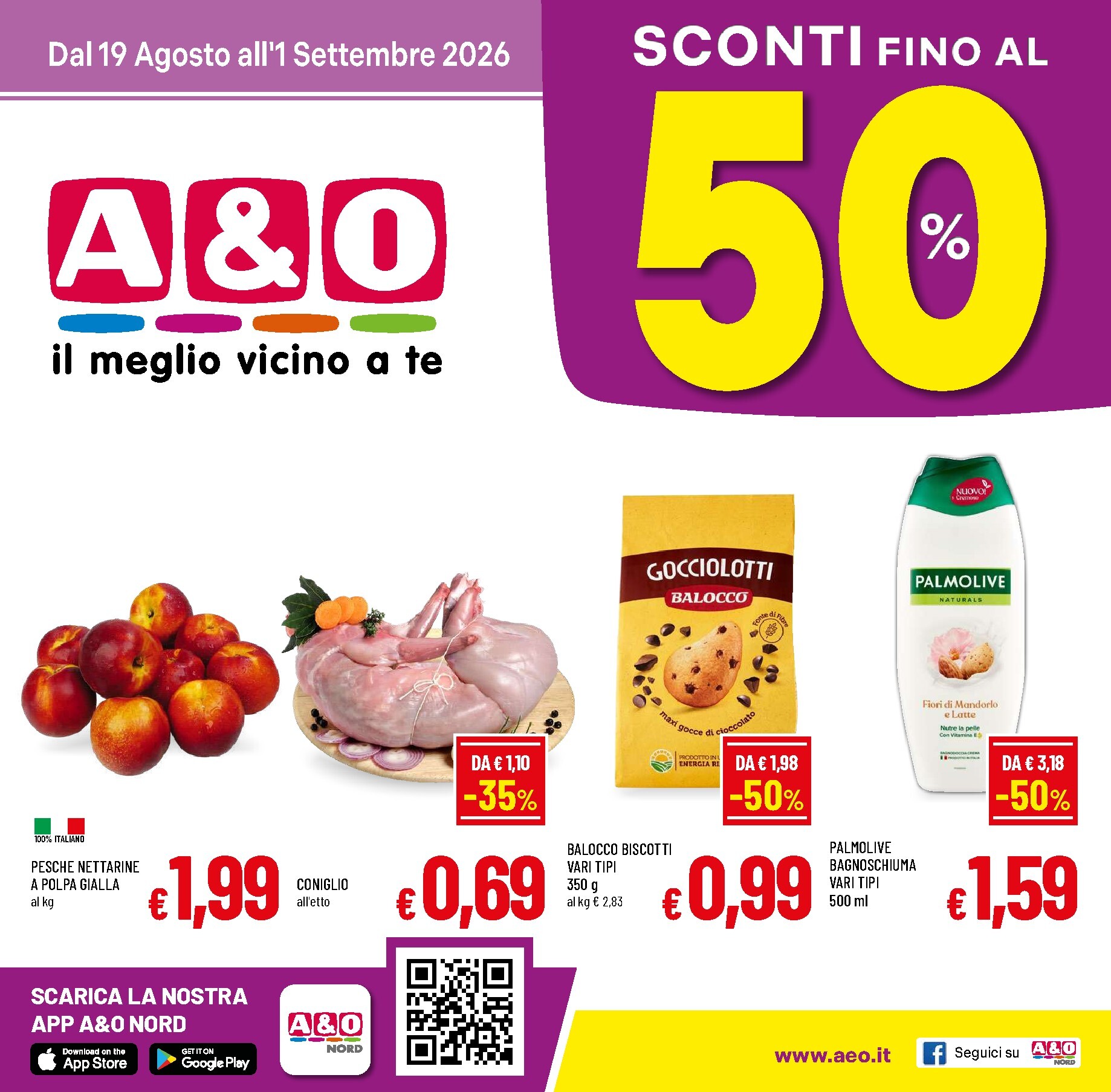 Volantino attuale di A&O valido dal mercoledì 19/08/2026 al martedì 01/09/2026