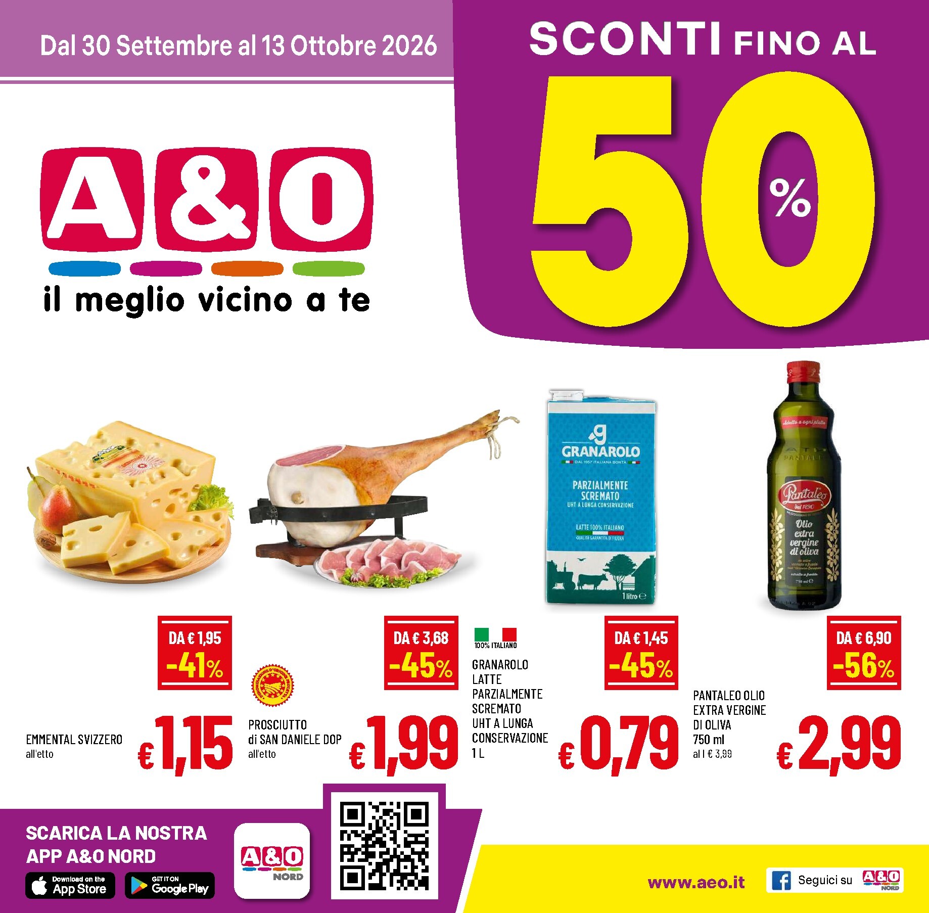 Volantino futuro A&O valido dal mercoledì 30/09/2026 al martedì 13/10/2026