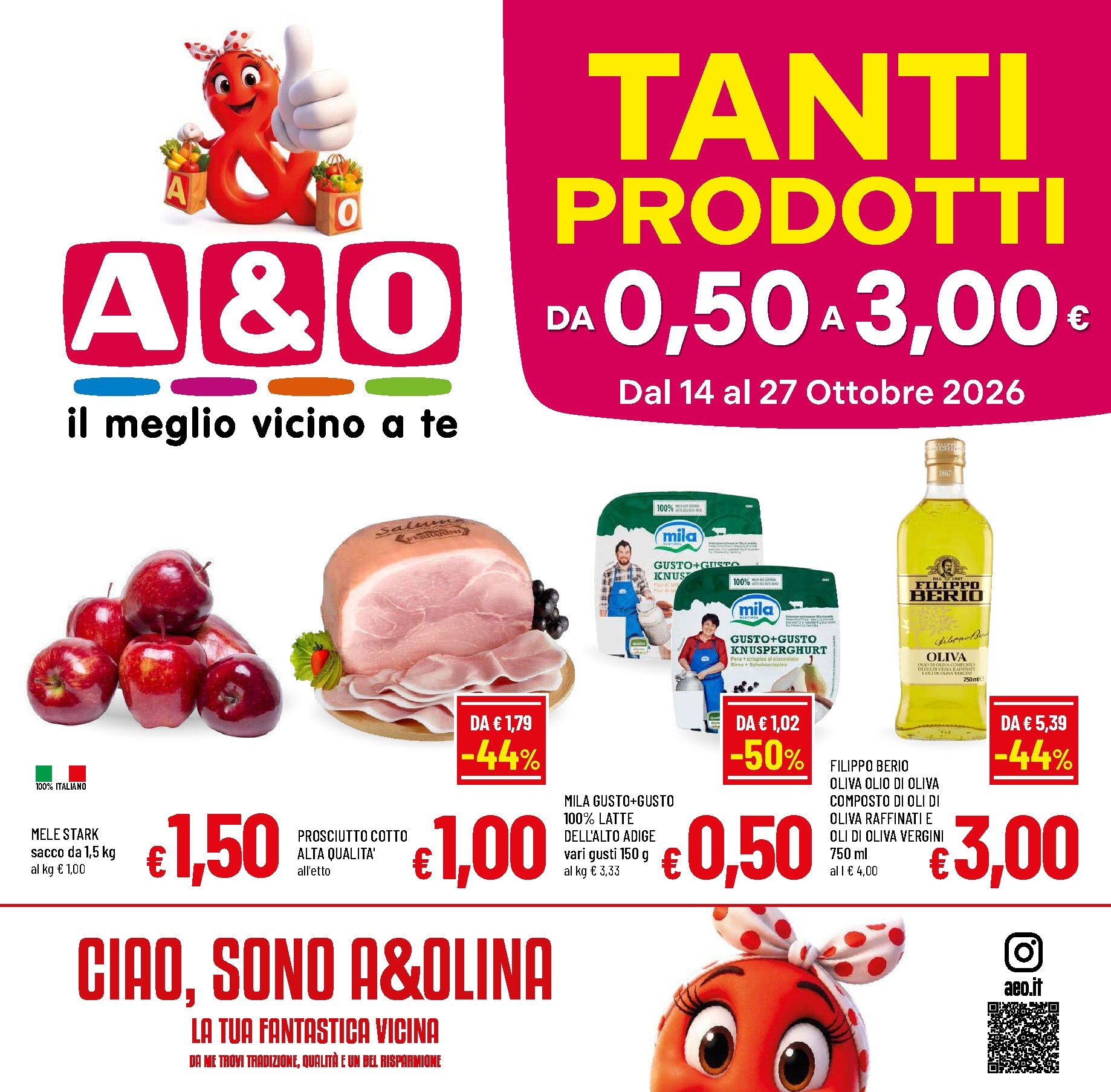 Volantino futuro A&O valido dal mercoledì 14/10/2026 al martedì 27/10/2026
