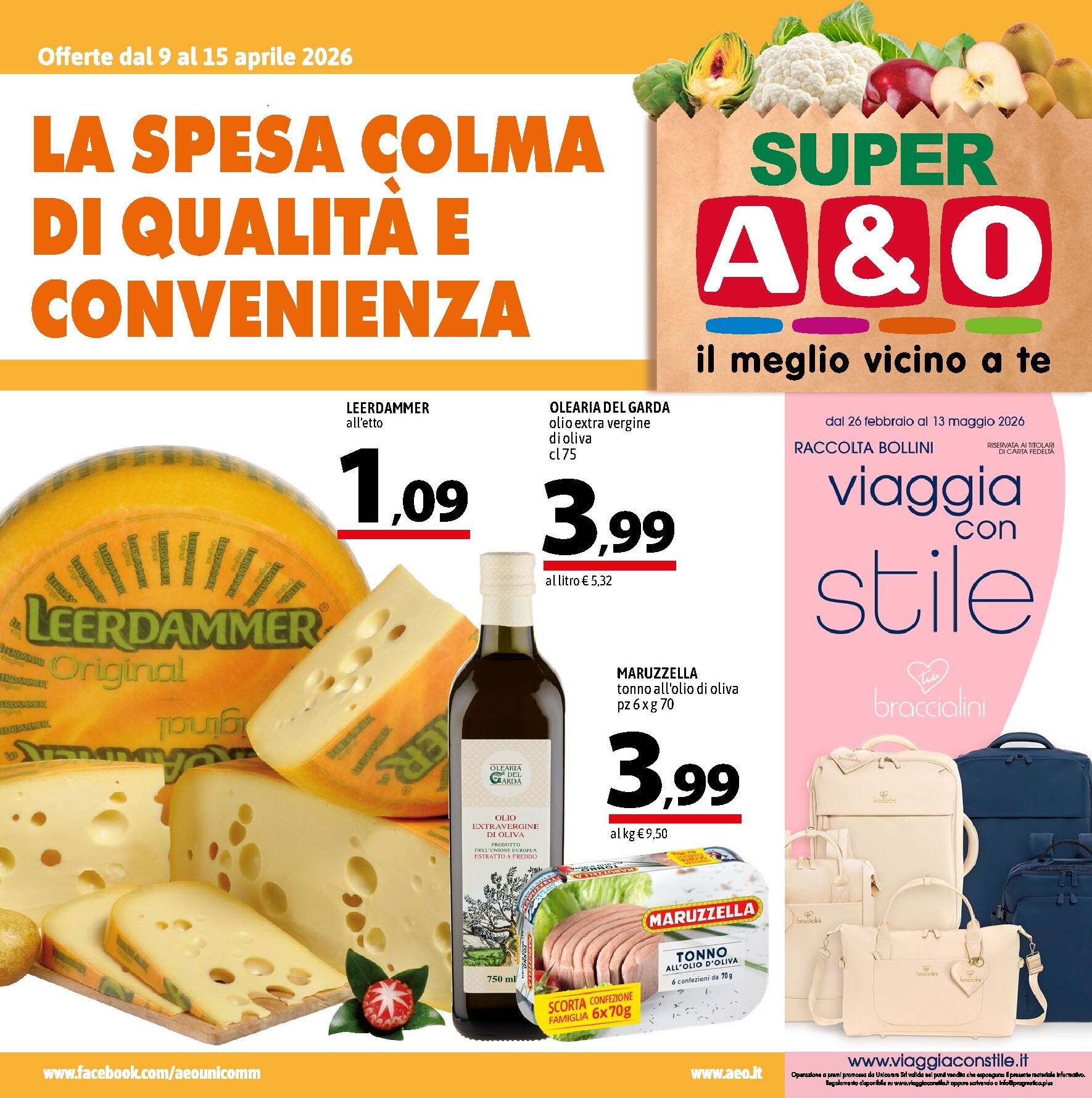 Volantino attuale di A&O valido dal giovedì 09/04/2026 al mercoledì 15/04/2026