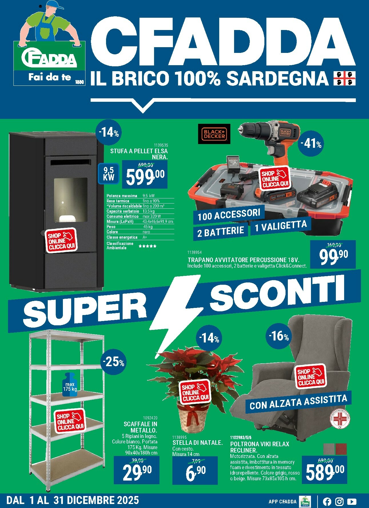 Volantino CFADDA valido dal 01/12 al 31/12