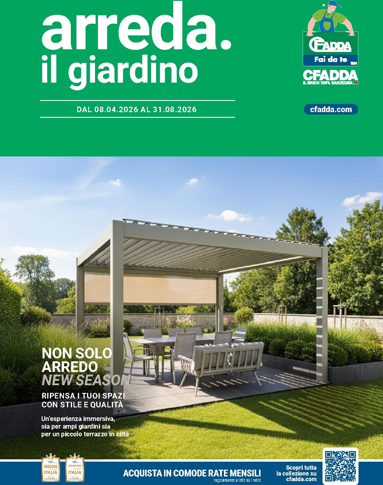 Volantino attuale di CFADDA - Giardino valido dal mercoledì 08/04/2026 al lunedì 31/08/2026