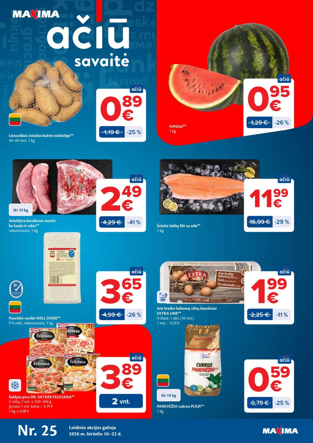 MAXIMA - Kaininis leidinys Nr.25 (2026 06 16 - 2026 06 22)