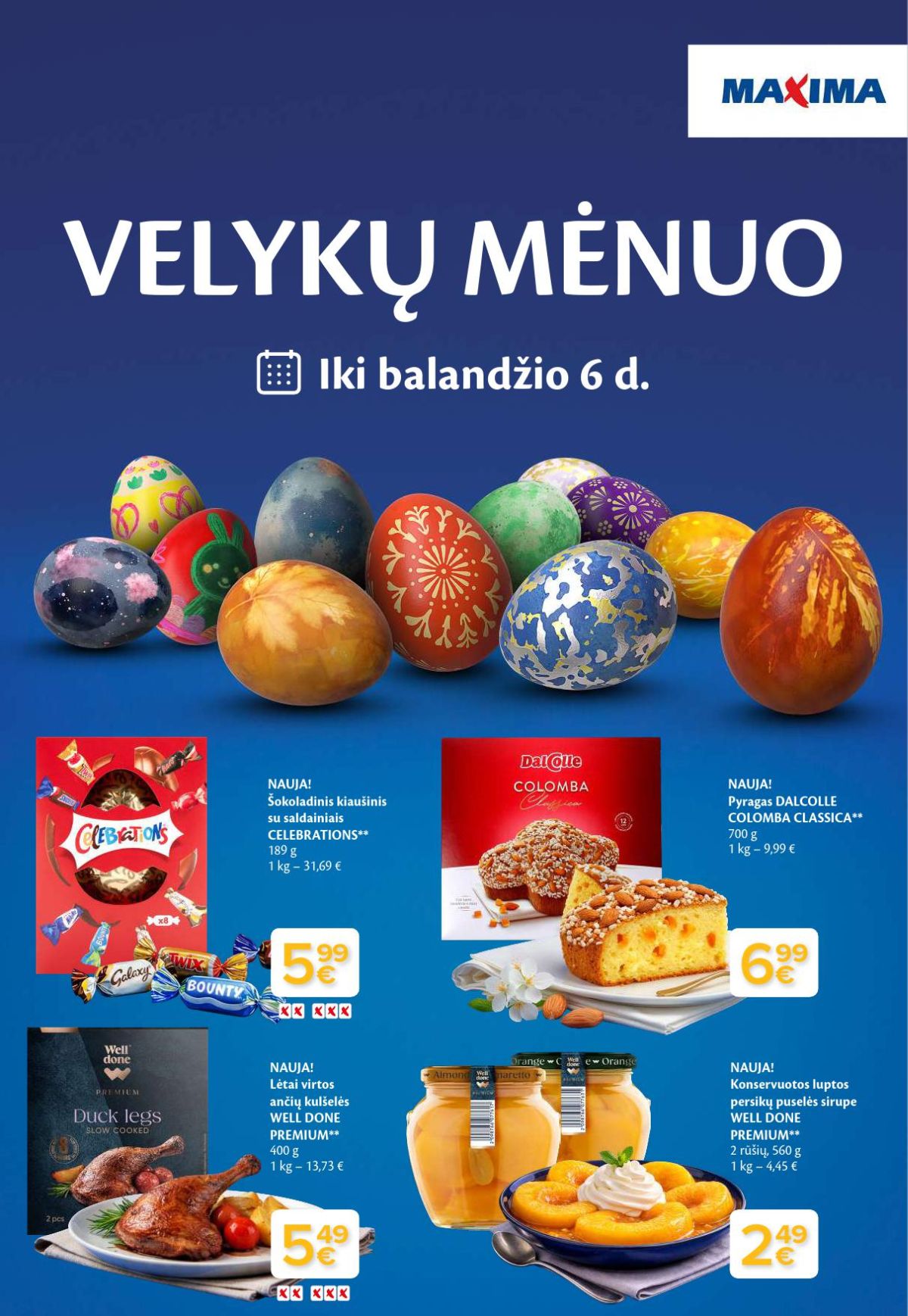 MAXIMA - Velykų mėnuo (2026 03 10 - 2026 04 06)