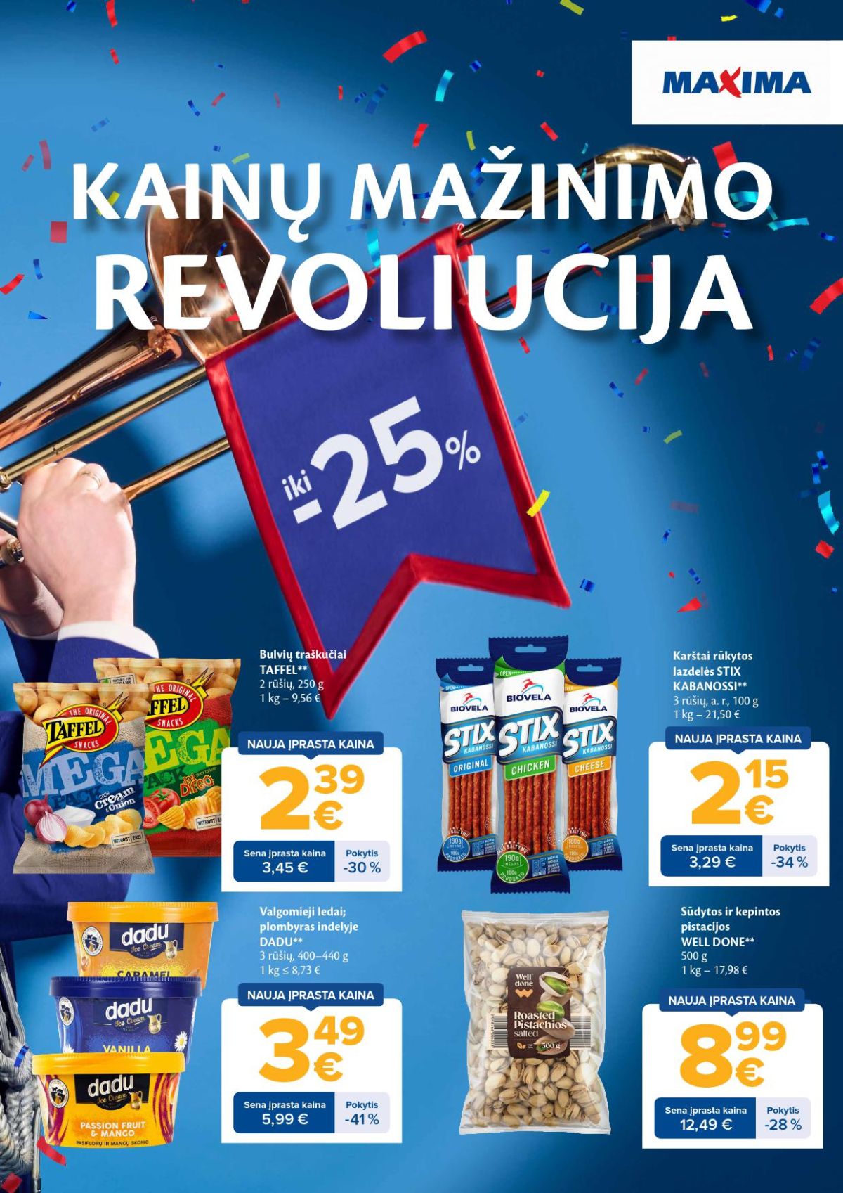 MAXIMA - Kainų mažinimo revoliucija