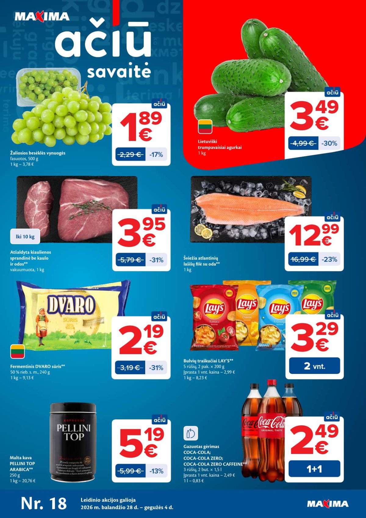 MAXIMA - Kaininis leidinys Nr.18 (2026 04 28 - 2026 05 04)