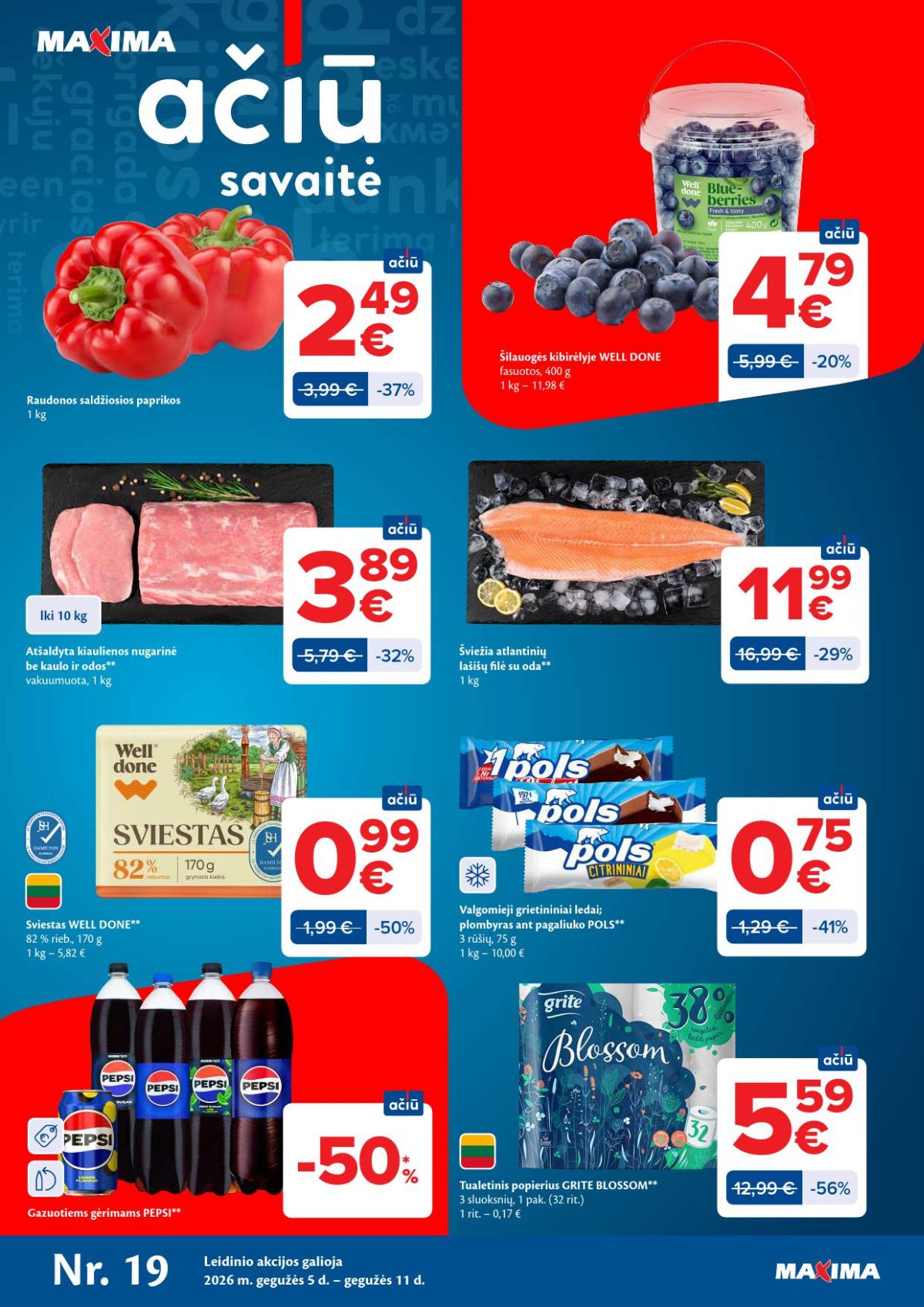 MAXIMA - Kaininis leidinys Nr.19 (2026 05 05 - 2026 05 11)