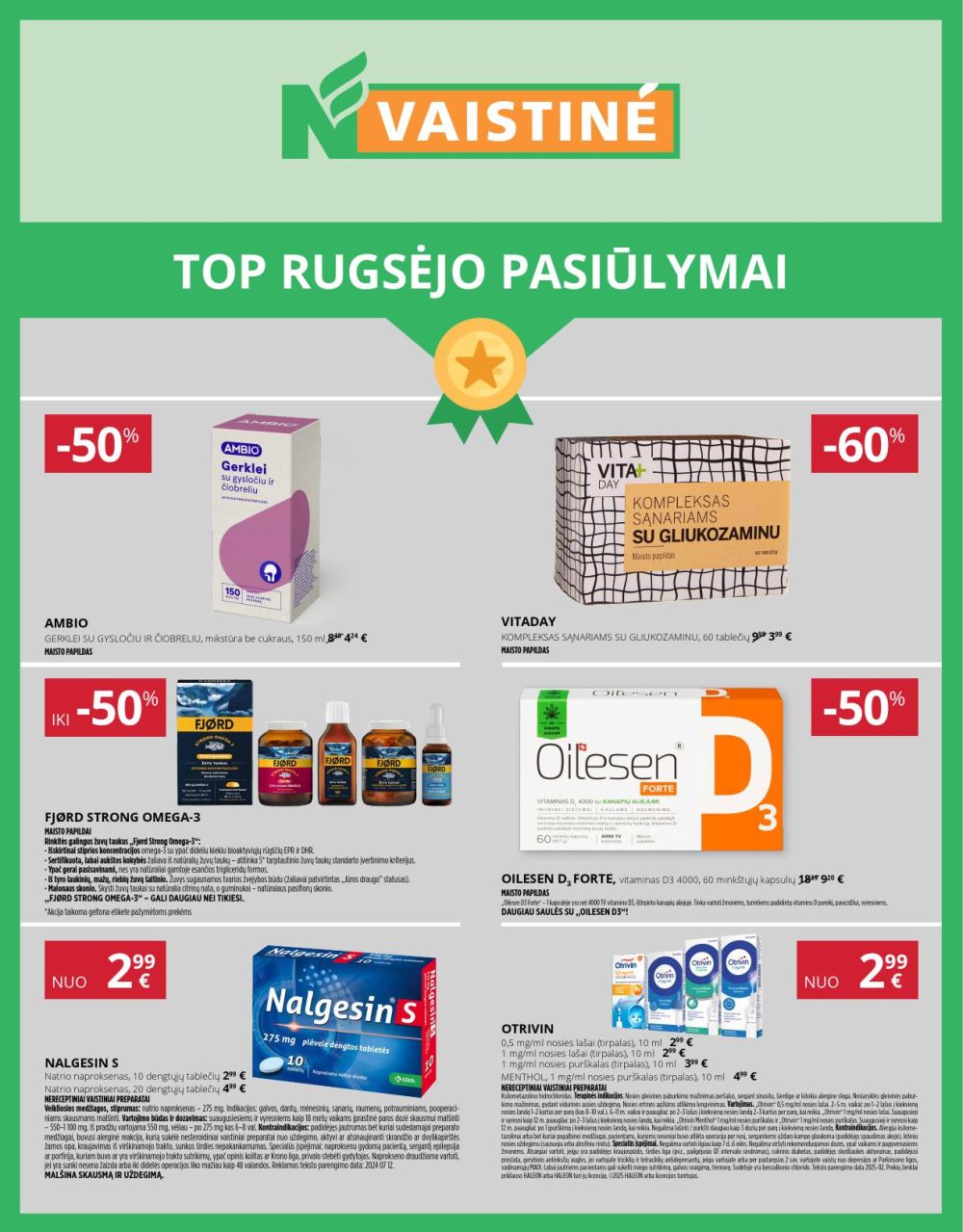 NVAISTINĖ (2025 09 01 - 2025 09 30)