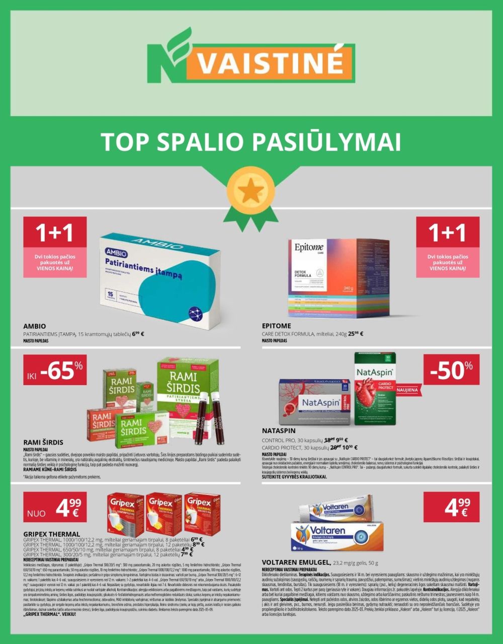 NVAISTINĖ (2025 10 01 - 2025 10 31)