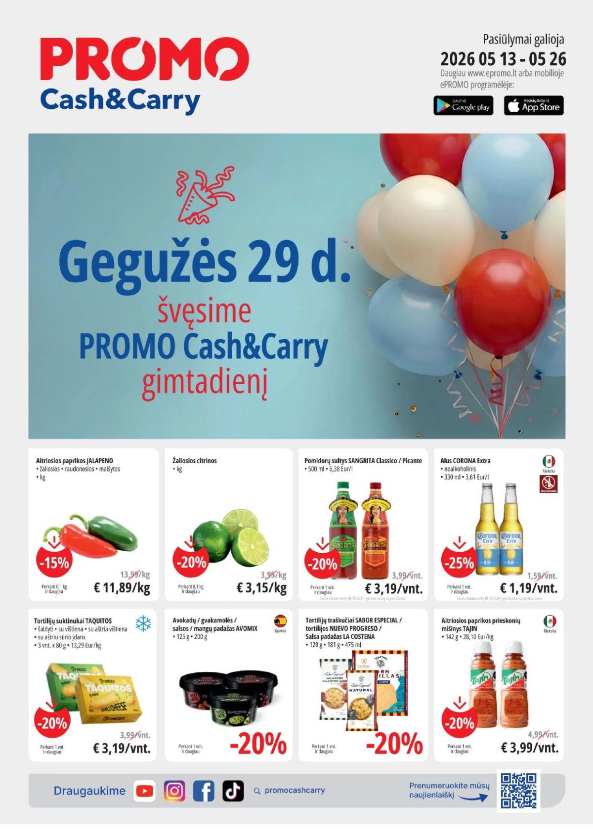 PROMO Cash&Carry (2026 05 13 - 2026 05 26)