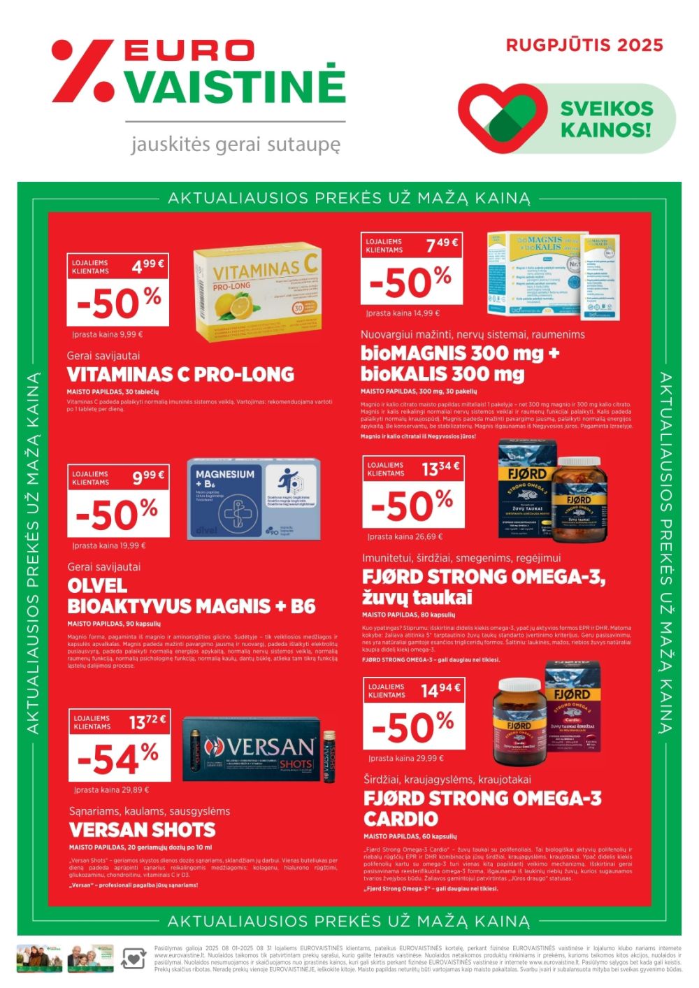 EUROVAISTINĖ (2025 08 01 - 2025 08 31)