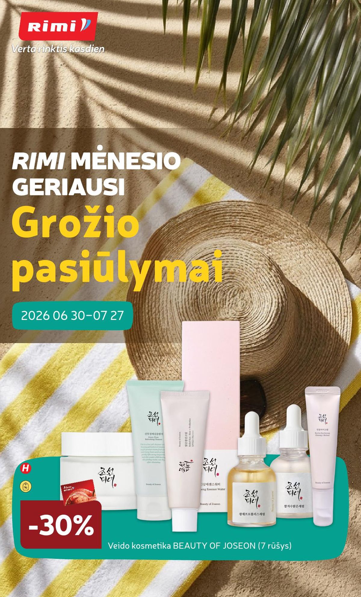 RIMI - GROŽIO prekių katalogas (2026 06 30 - 2026 07 27)