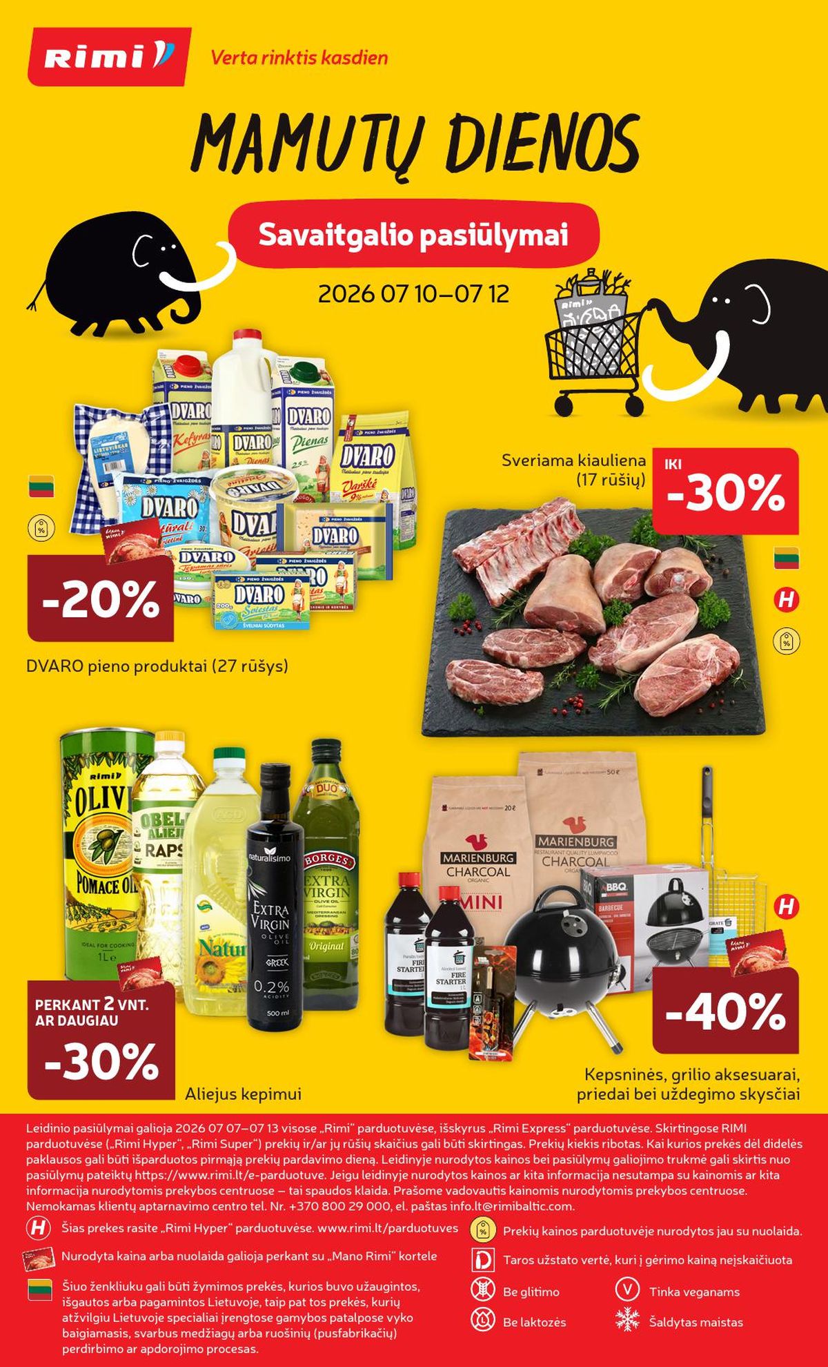 RIMI - Leidinys Nr.28 (2026 07 07 - 2026 07 13) - Savaitgalio pasiūlymai