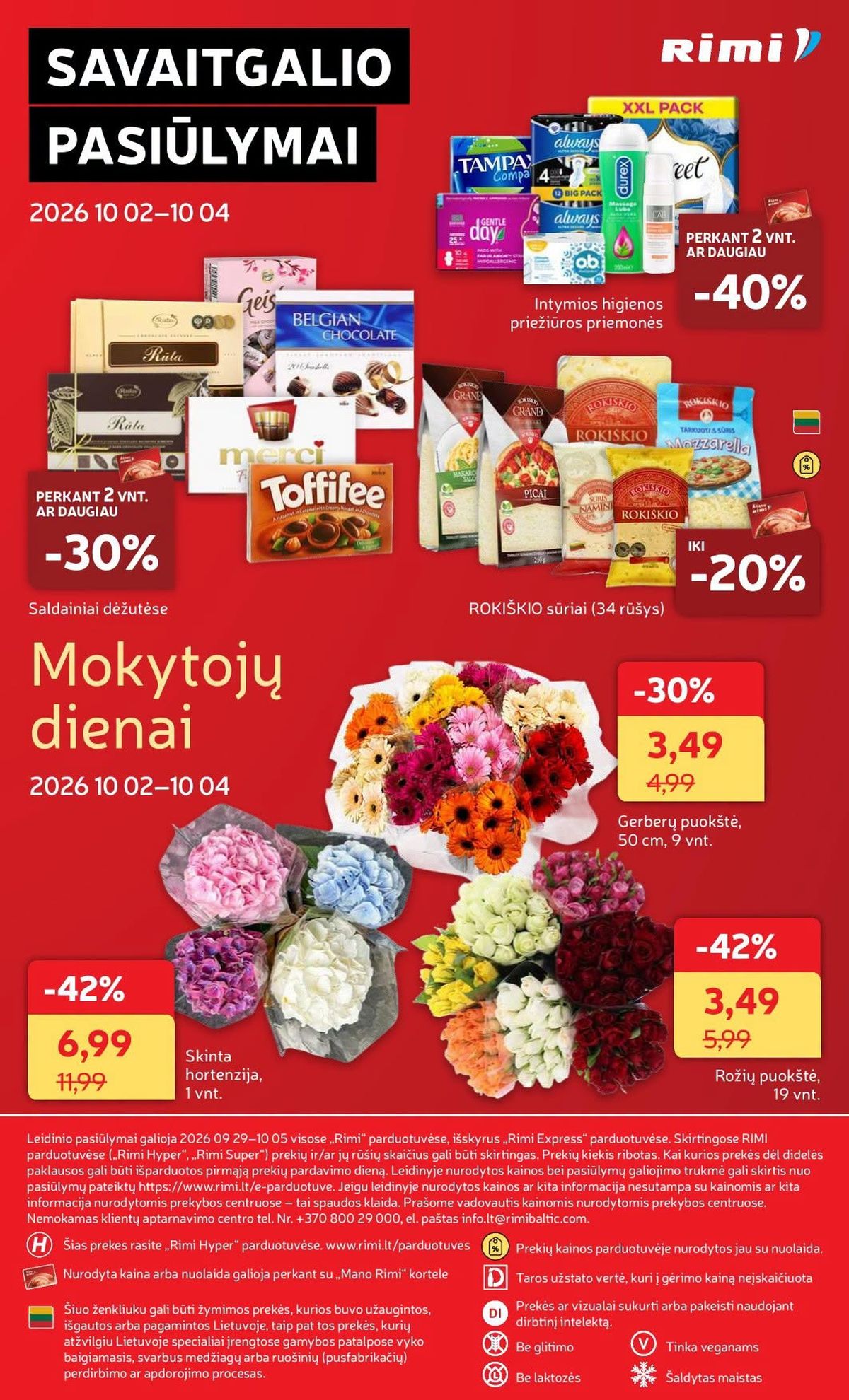 RIMI - Leidinys Nr.40 (2026 09 29 - 2026 10 05) - Savaitgalio pasiūlymai