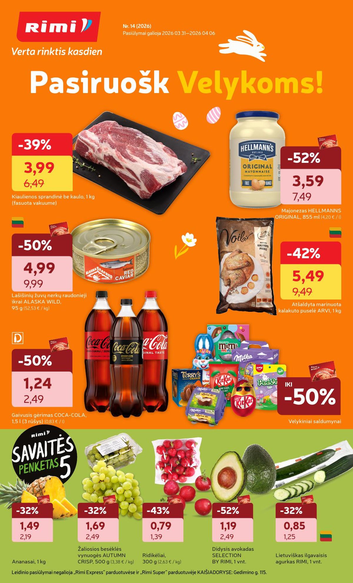 RIMI - Leidinys Nr.14 (2026 03 31 - 2026 04 06)
