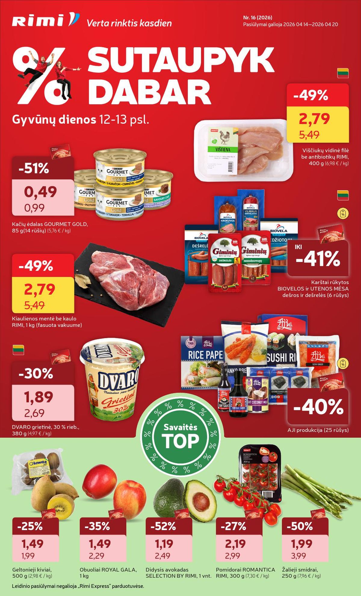 RIMI - Leidinys Nr.16 (2026 04 14 - 2026 04 20)