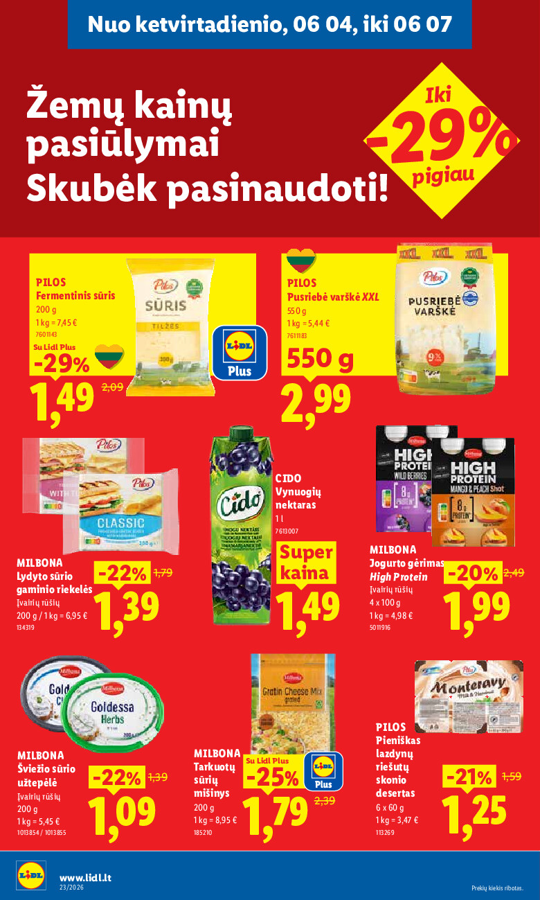 MAISTO PREKIŲ PASIŪLYMAI (2026-06-01 - 2026-06-07) - Savaitgalio pasiūlymai