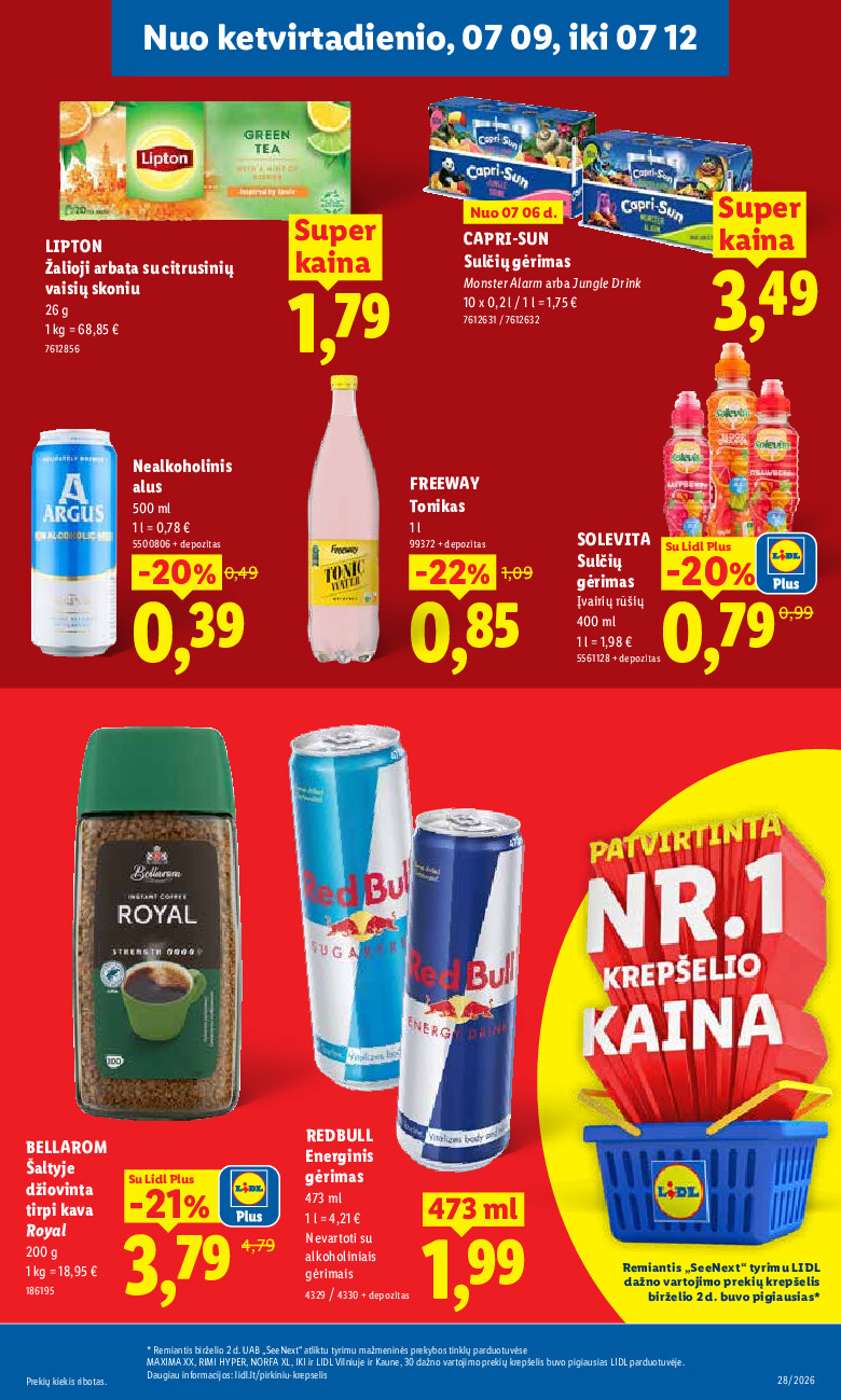 MAISTO PREKIŲ PASIŪLYMAI (2026-07-06 - 2026-07-12) - Savaitgalio pasiūlymai
