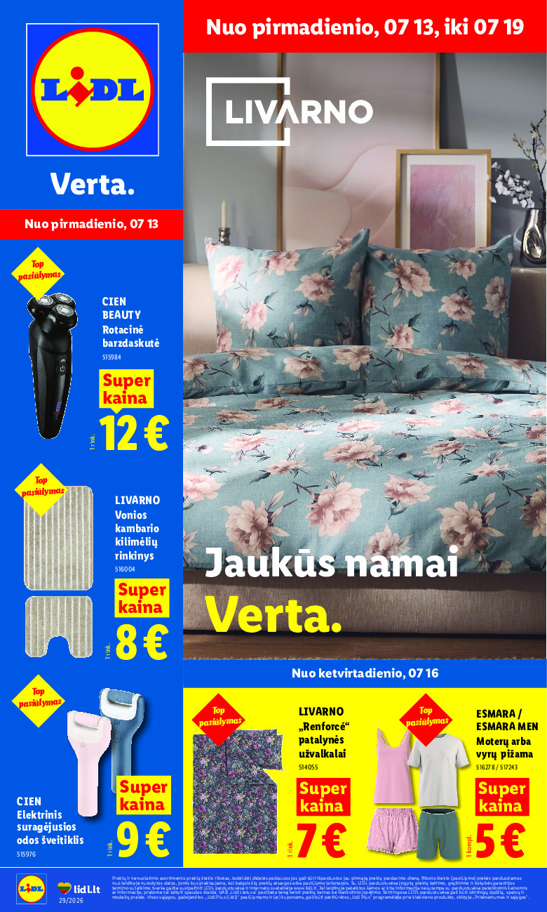 NE MAISTO PREKIŲ PASIŪLYMAI (2026-07-13 - 2026-07-19)