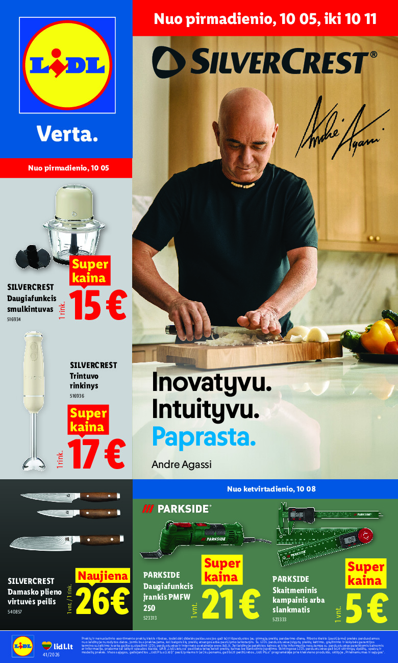 NE MAISTO PREKIŲ PASIŪLYMAI (2026-10-05 - 2026-10-11)