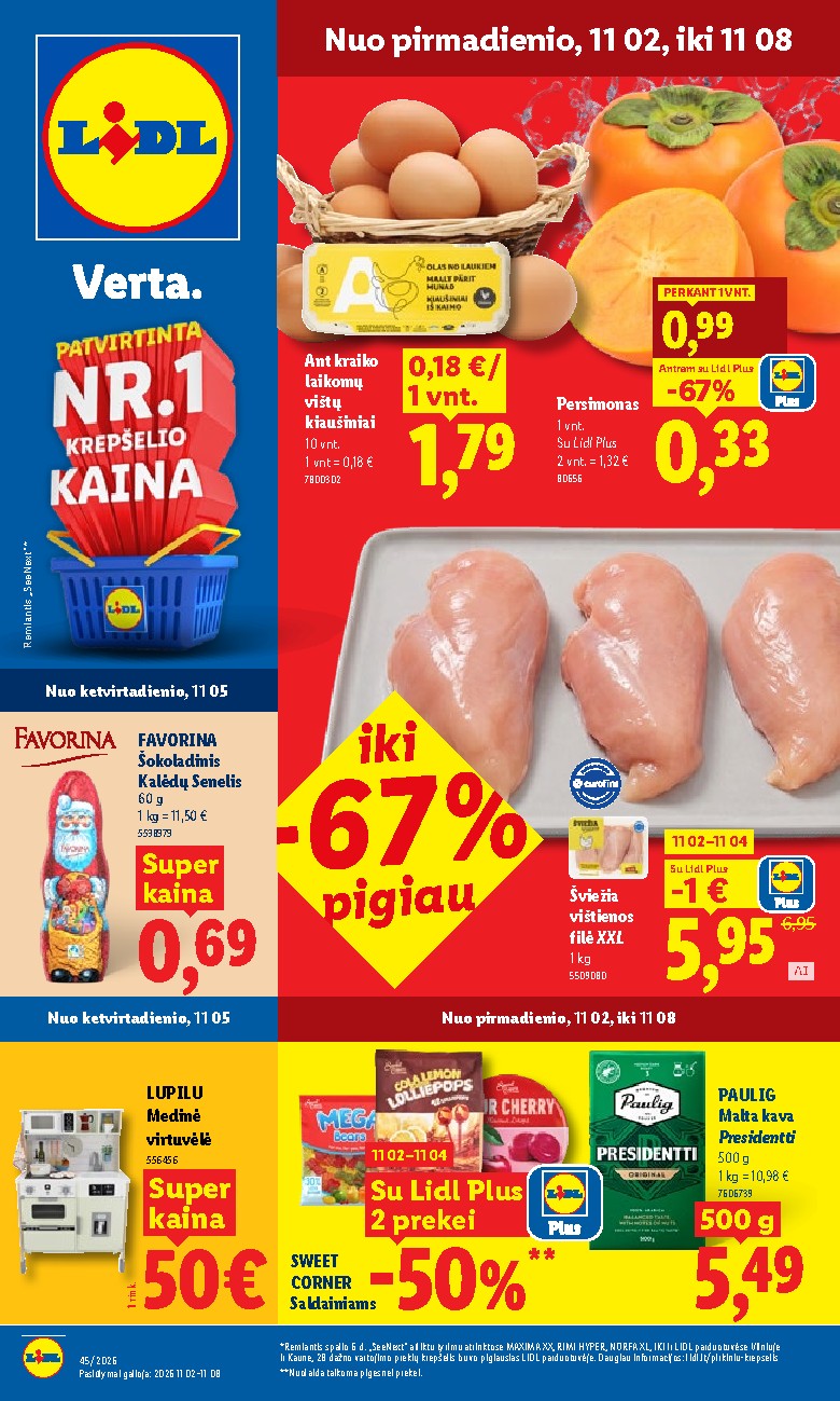 MAISTO PREKIŲ PASIŪLYMAI (2026-11-02 - 2026-11-08)