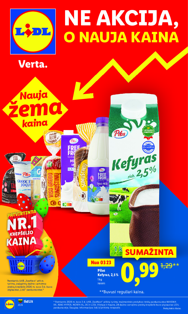 Ne akcija, o nauja kaina (2026-01-05 - 2026-03-30)