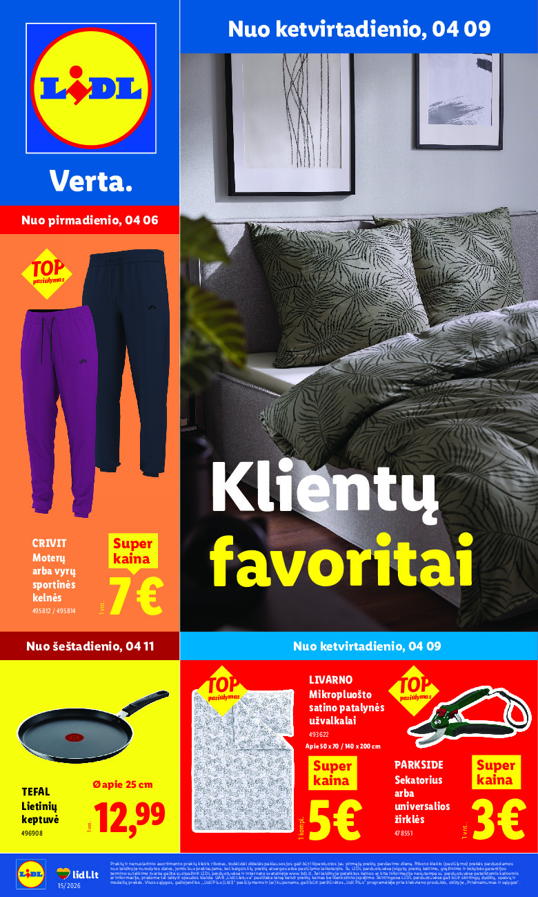 NE MAISTO PREKIŲ PASIŪLYMAI (2026-04-06 - 2026-04-12)