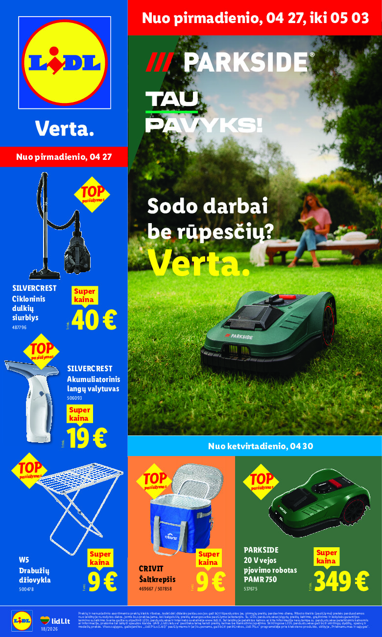 NE MAISTO PREKIŲ PASIŪLYMAI (2026-04-27 - 2026-05-03)