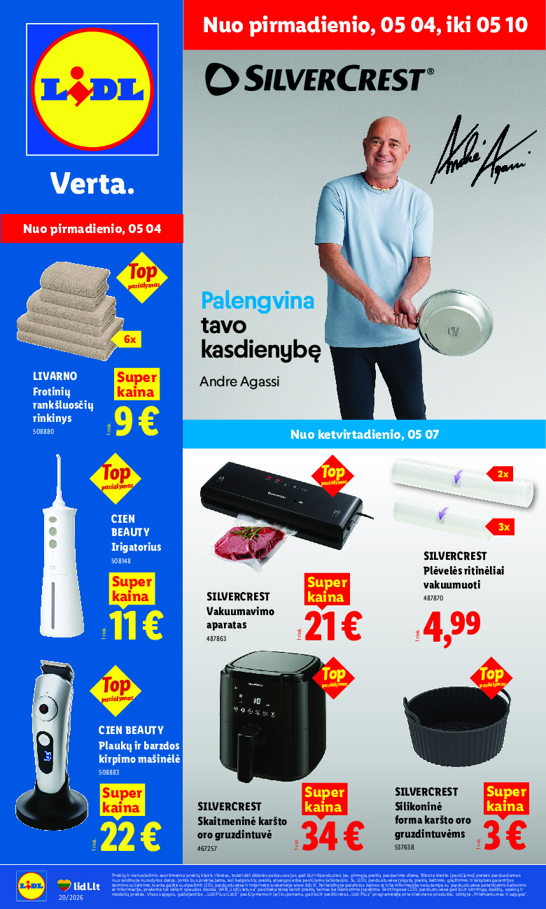 NE MAISTO PREKIŲ PASIŪLYMAI (2026-05-04 - 2026-05-10)