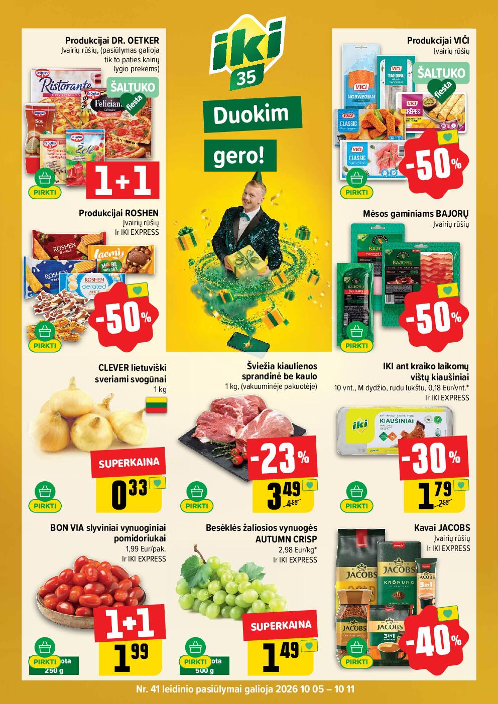 IKI Kainų leidinys Nr. 41 (2026-10-05 - 2026-10-11)